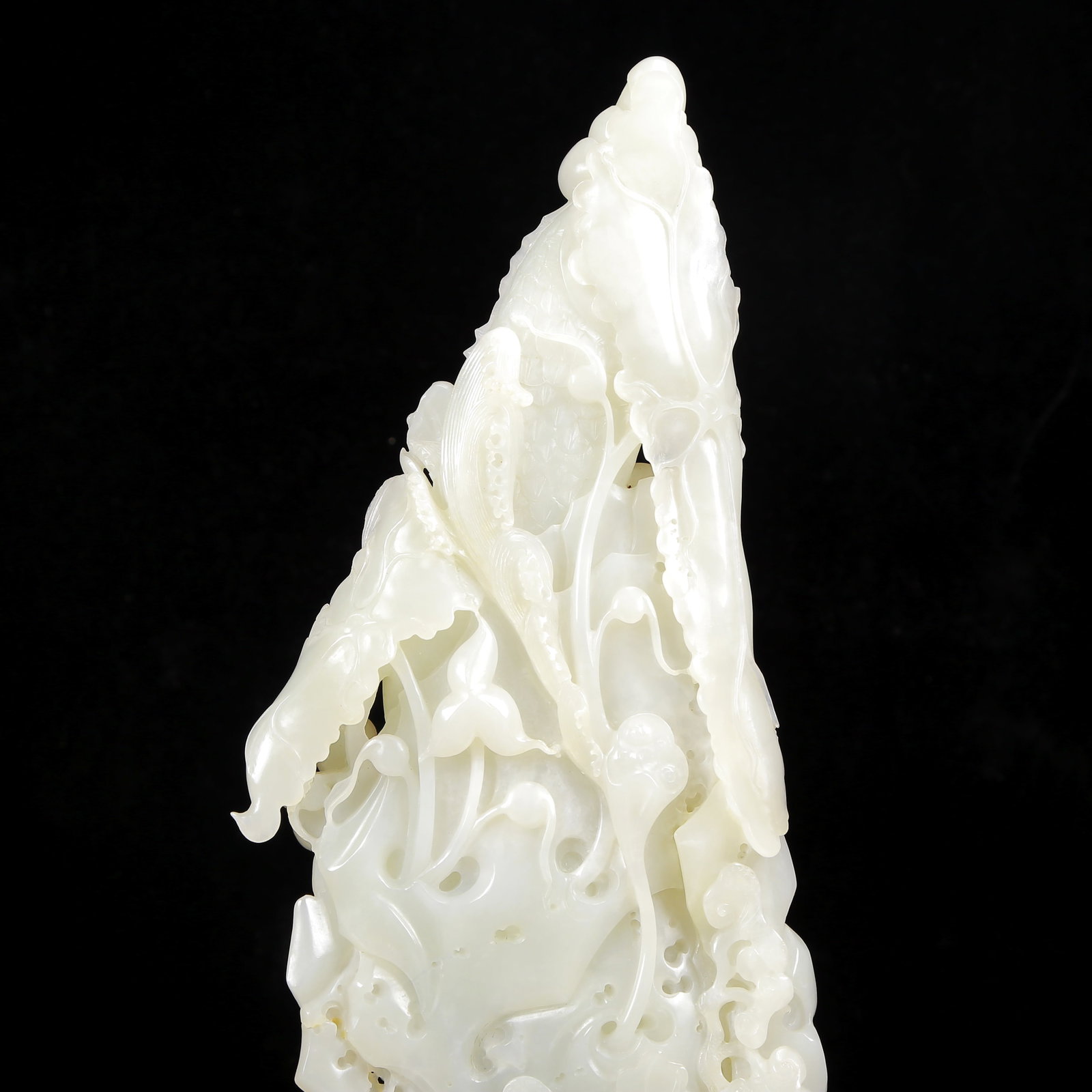 A Huge White Jade Fish Pattern Ornament - 9