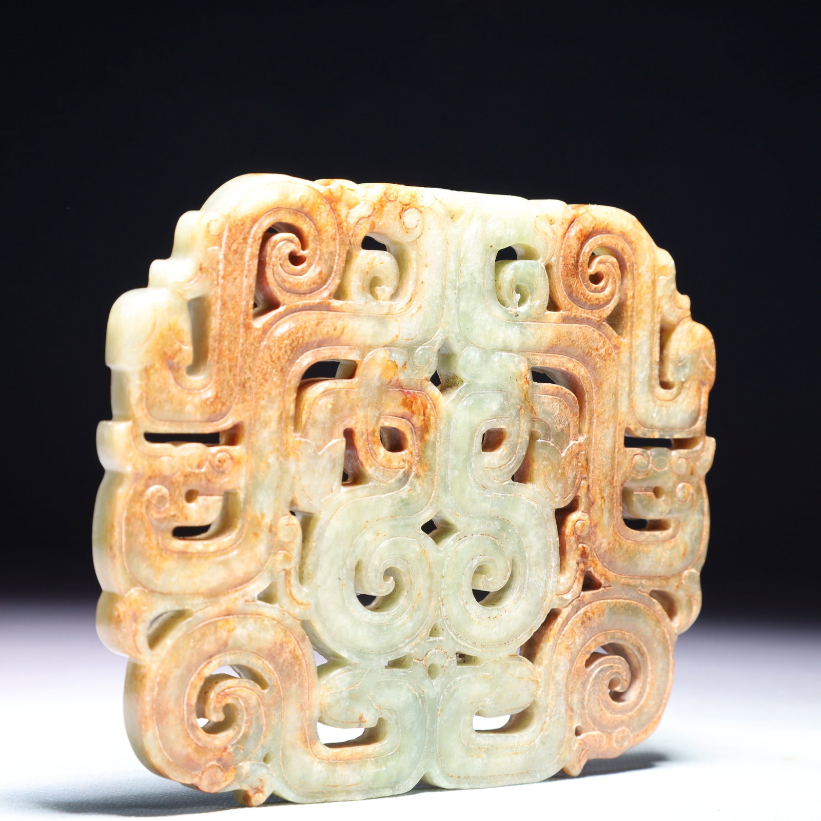 An Exquisite White Jade Chi-Dragon Pattern Pendant - 5