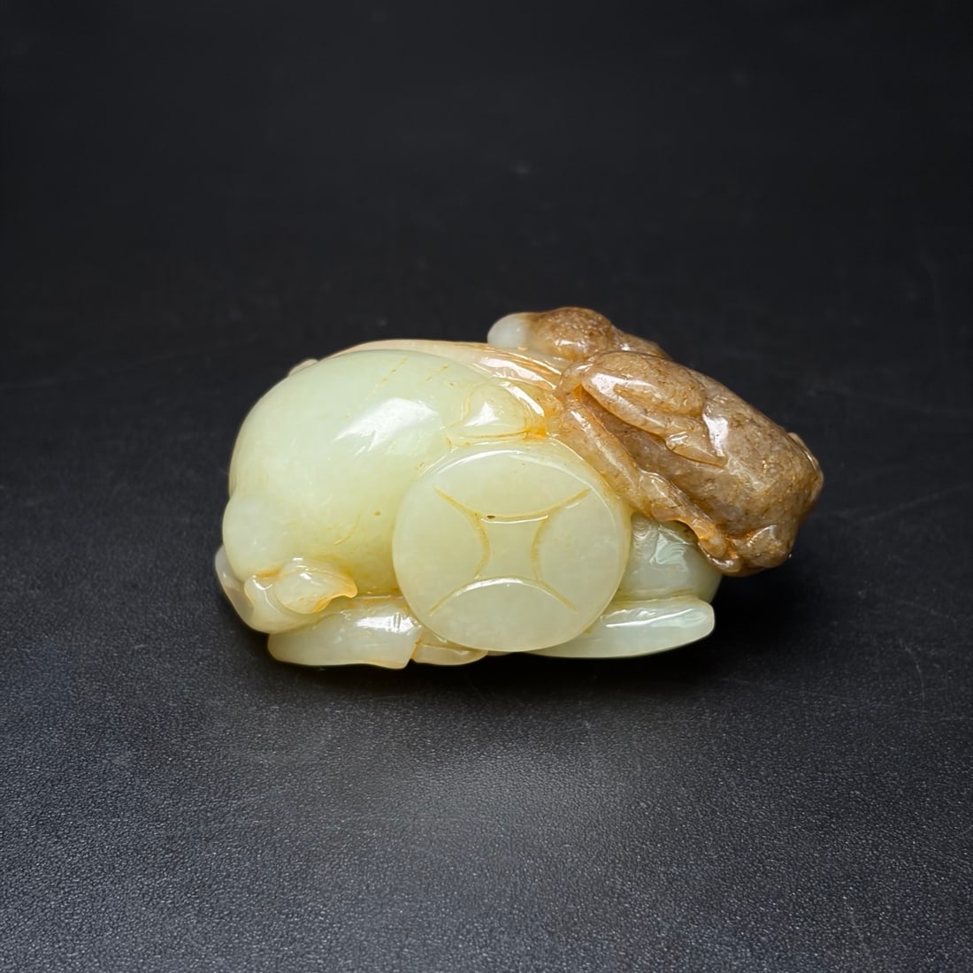 An Exquisite White Jade Sheep Hand Piece - 6