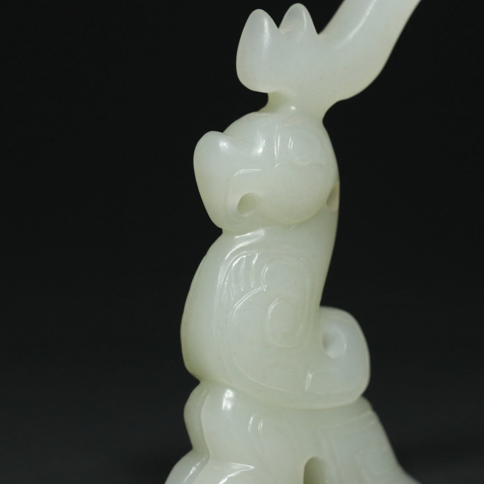 An Exquisite White Jade Bird Pendant - 4