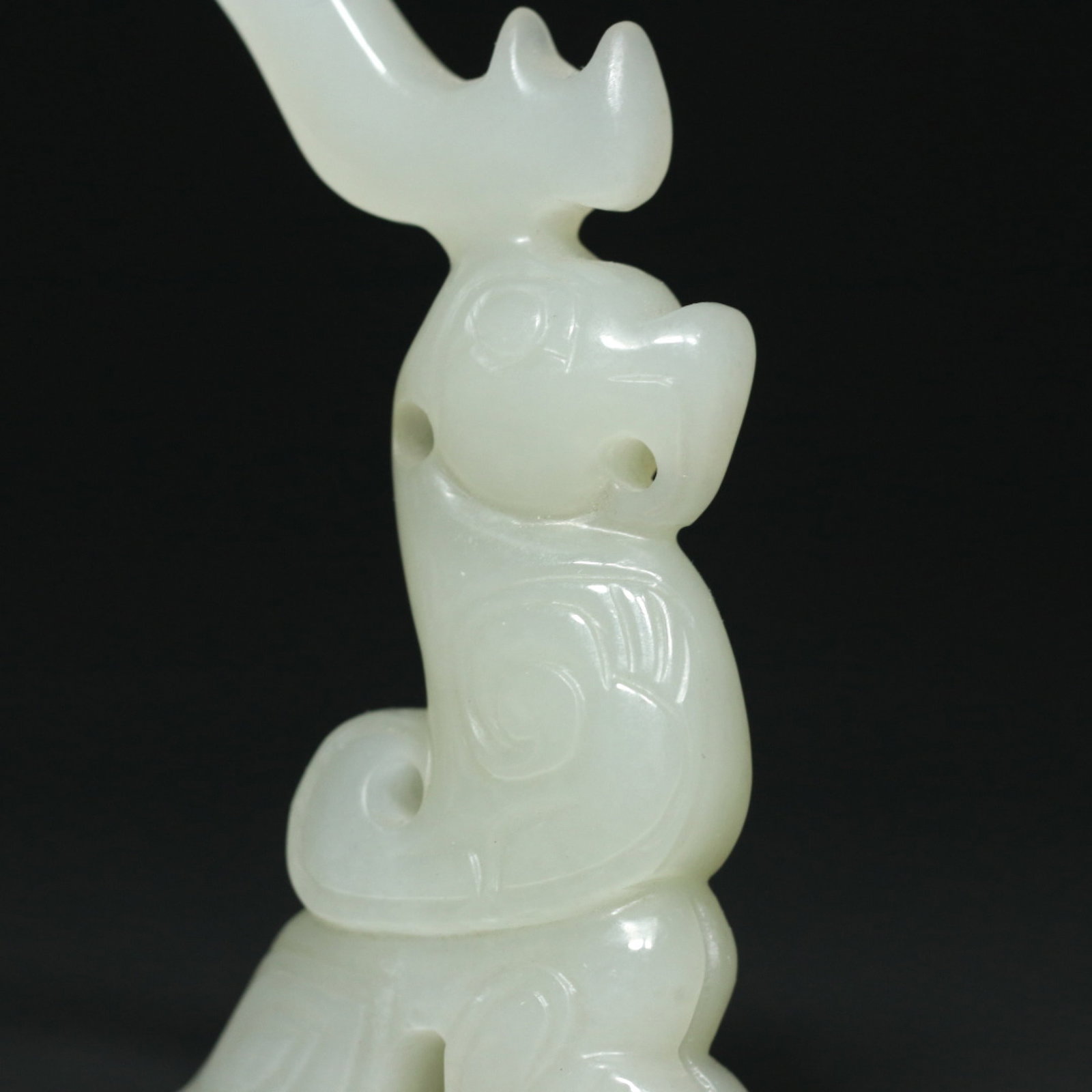 An Exquisite White Jade Bird Pendant - 5