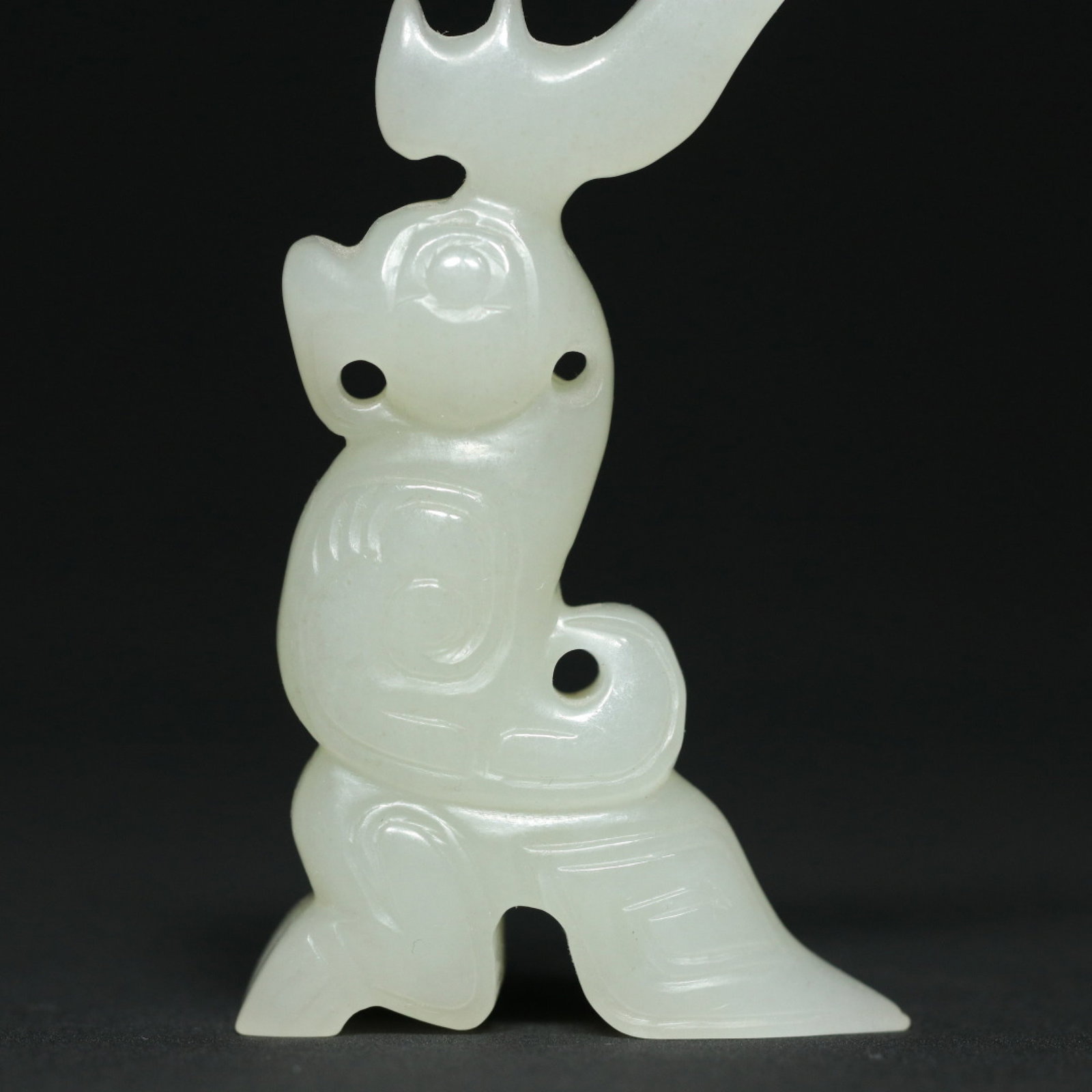 An Exquisite White Jade Bird Pendant - 7
