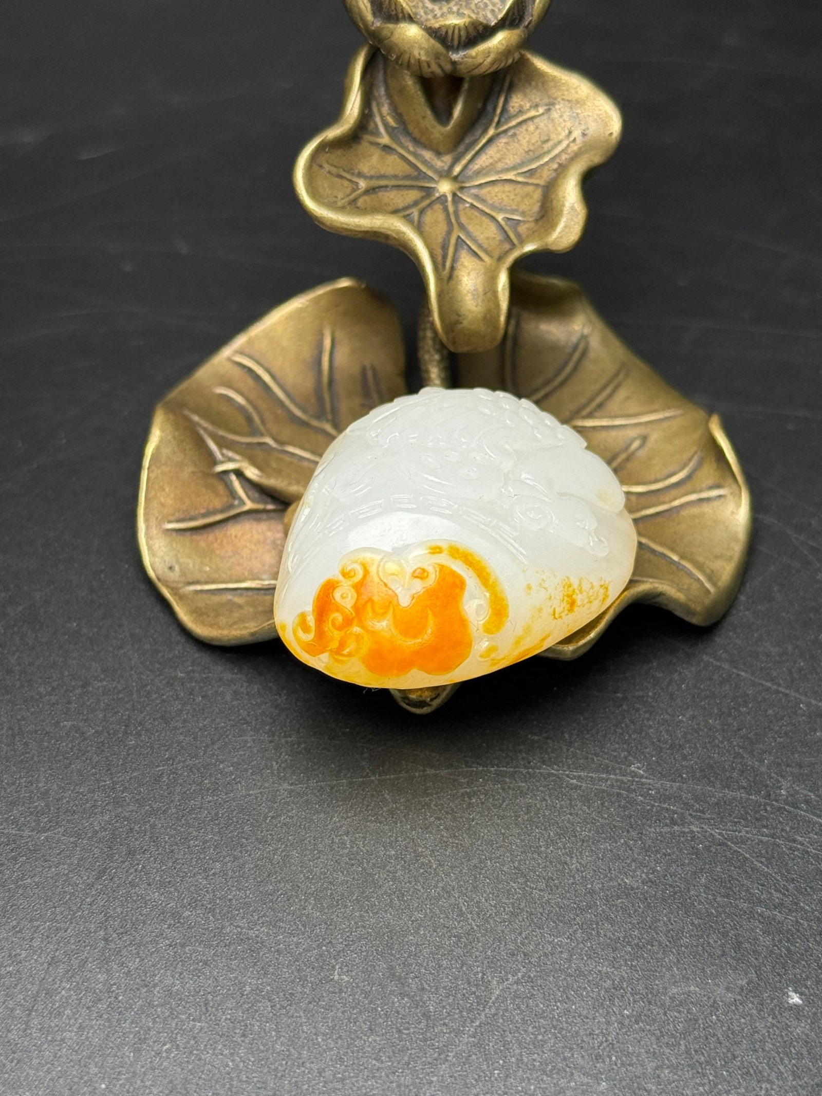 An Exquisite White Jade Phoenix Pattern Pendant - 5