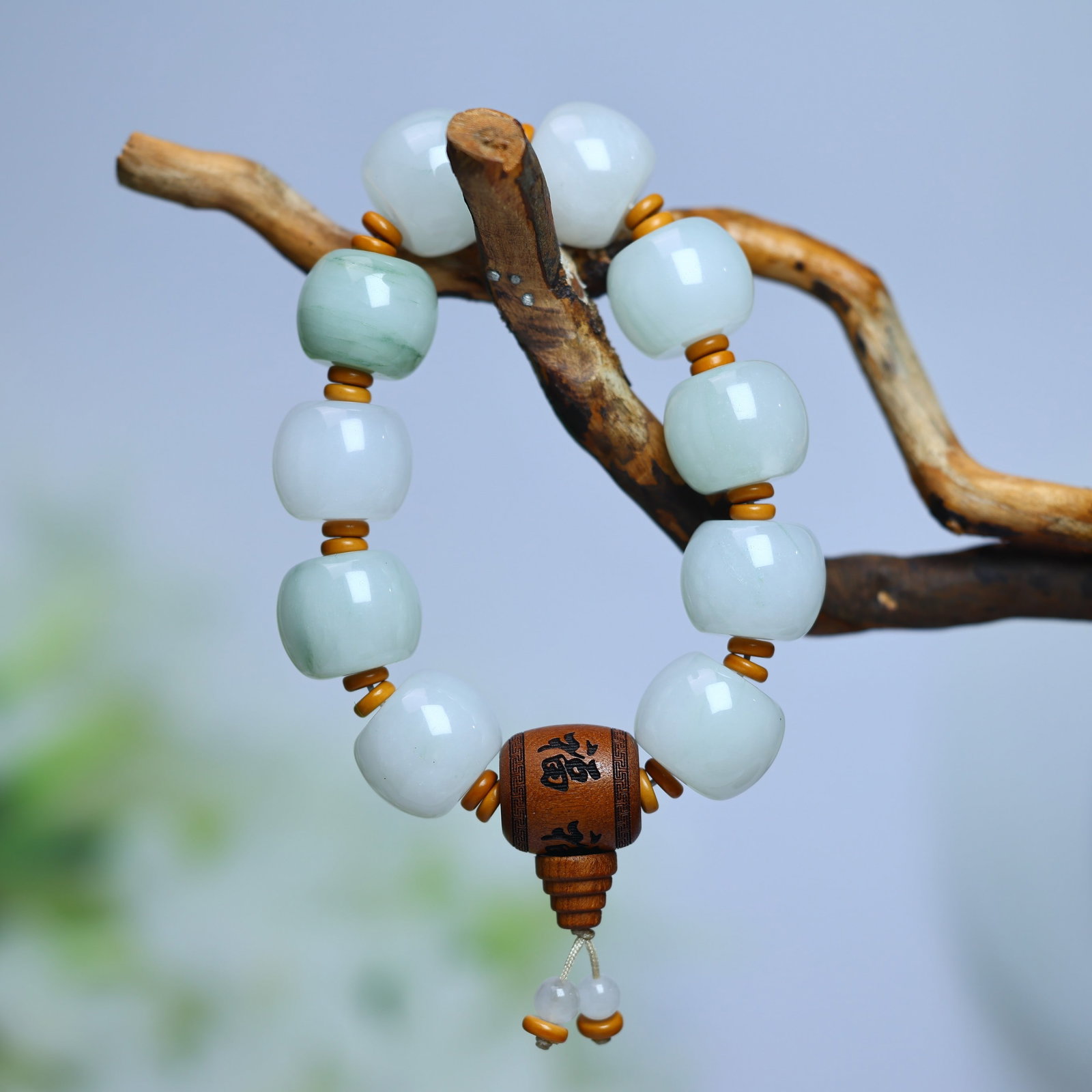 An Exquisite White Jade Bracelets - 5