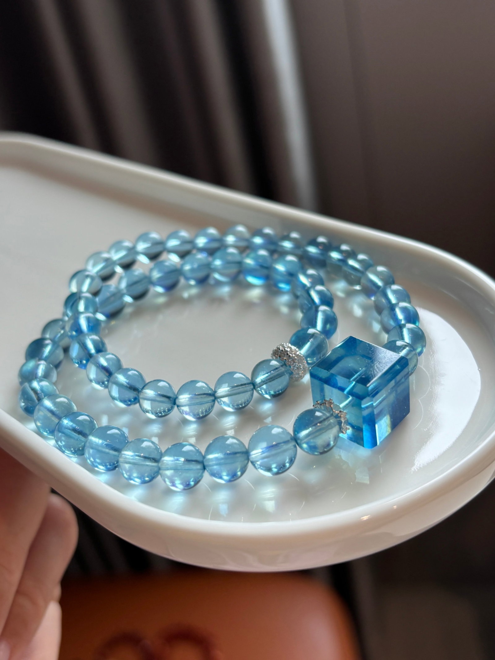 An Exquisite Aquamarine Bracelets - 3