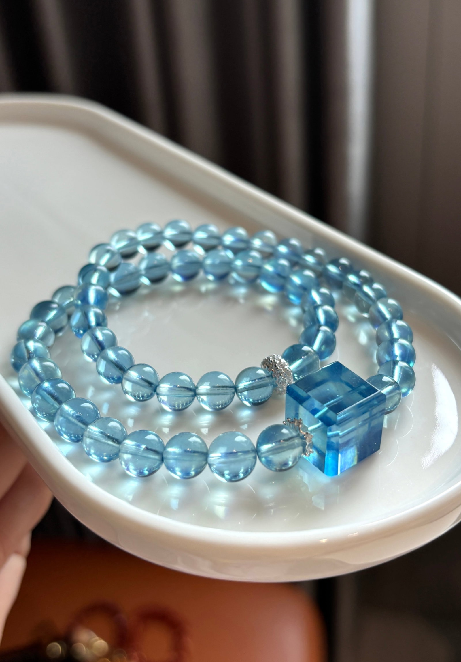 An Exquisite Aquamarine Bracelets - 4