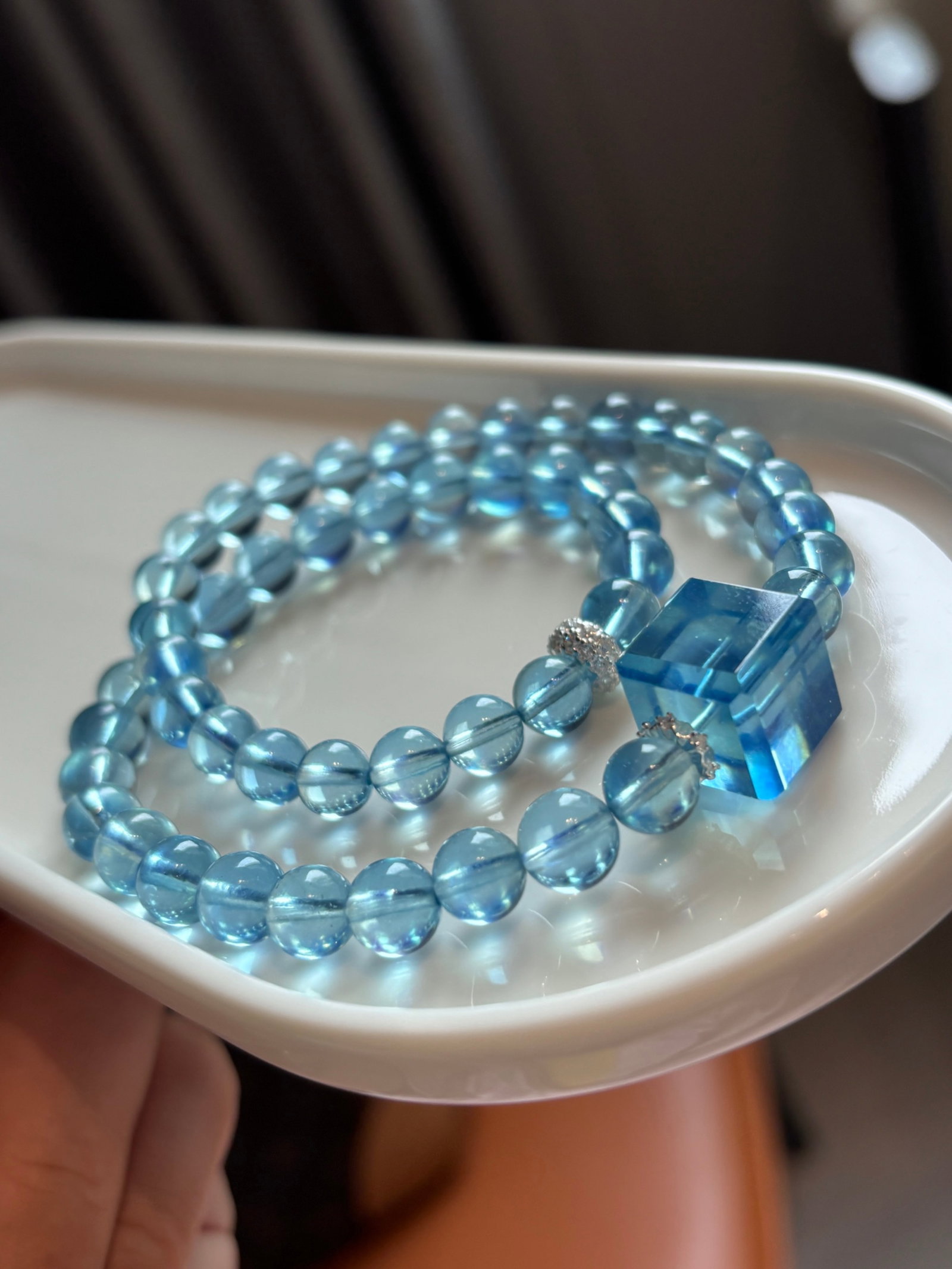 An Exquisite Aquamarine Bracelets - 6