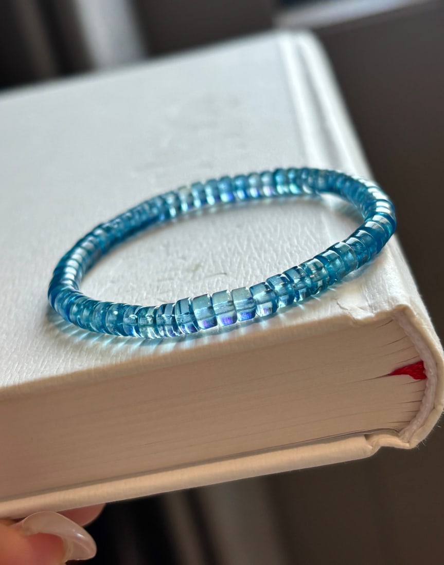 An Exquisite Aquamarine Bracelets - 5