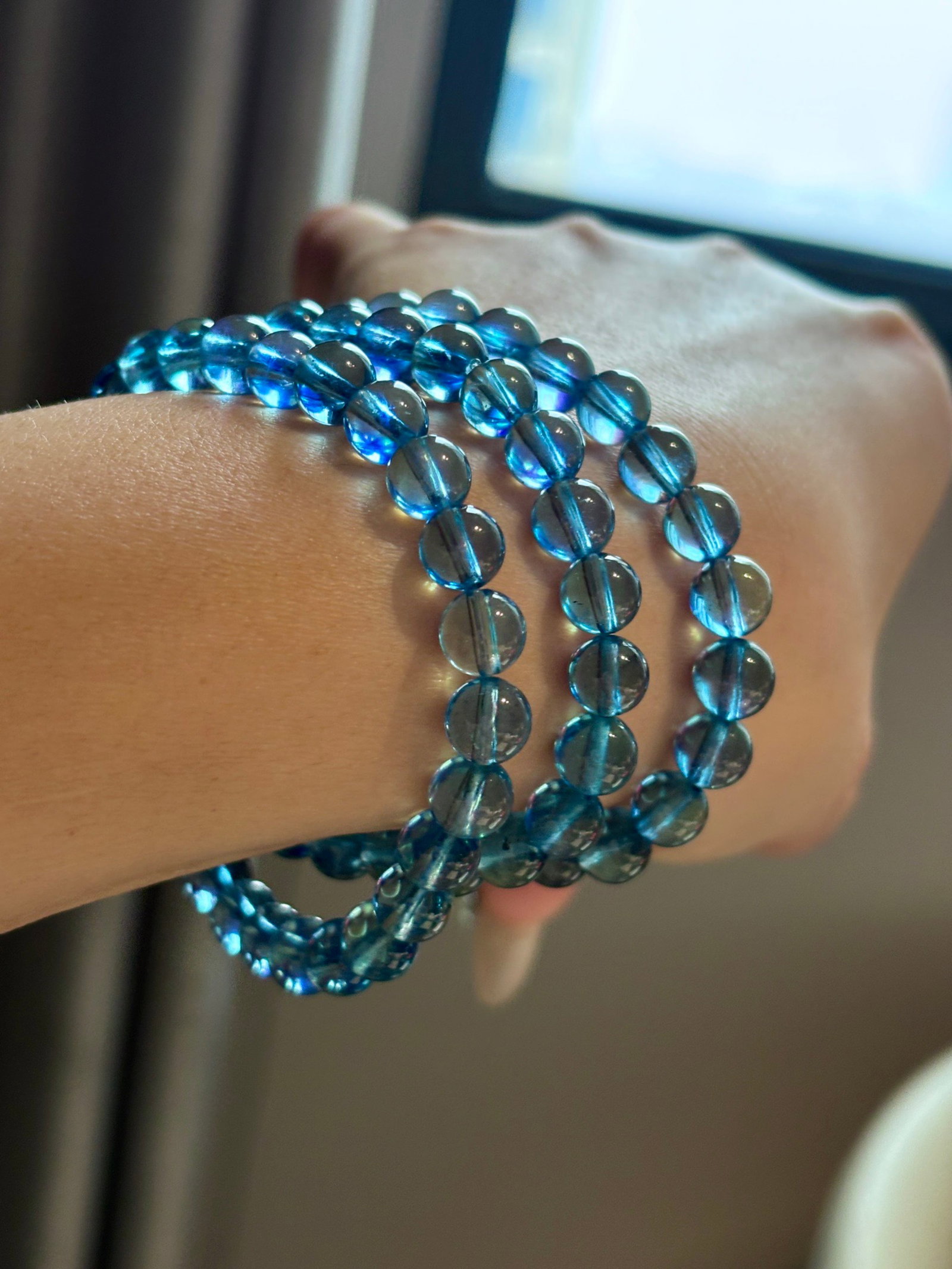 An Exquisite Aquamarine Bracelets - 6
