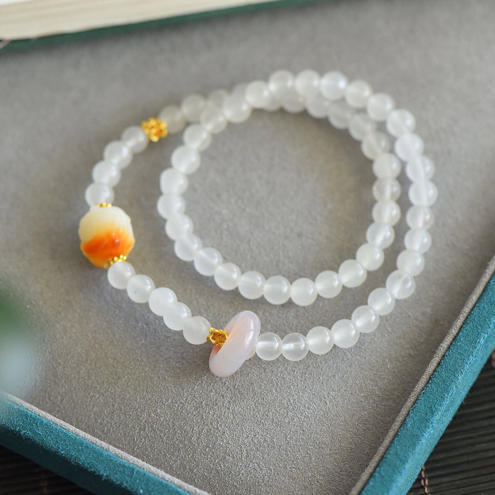 An Exquisite White Jade Bracelets - 3