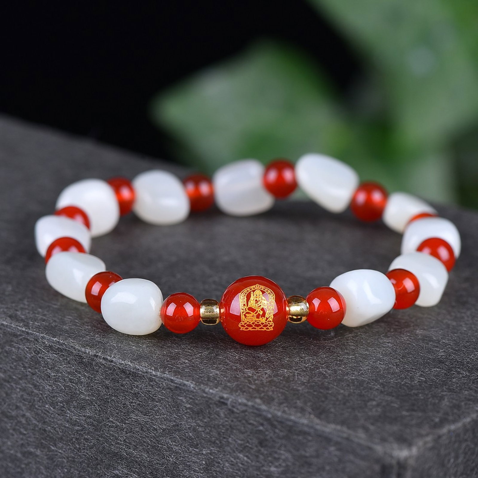 An Exquisite White Jade Bracelets - 5