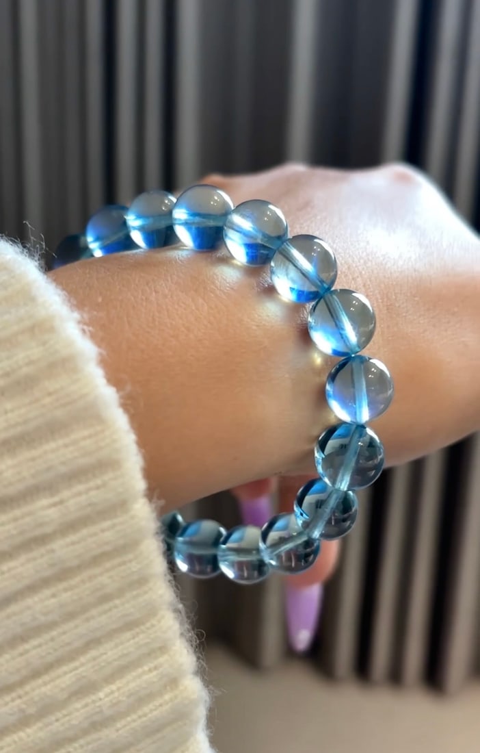 An Exquisite Aquamarine Bracelets - 6