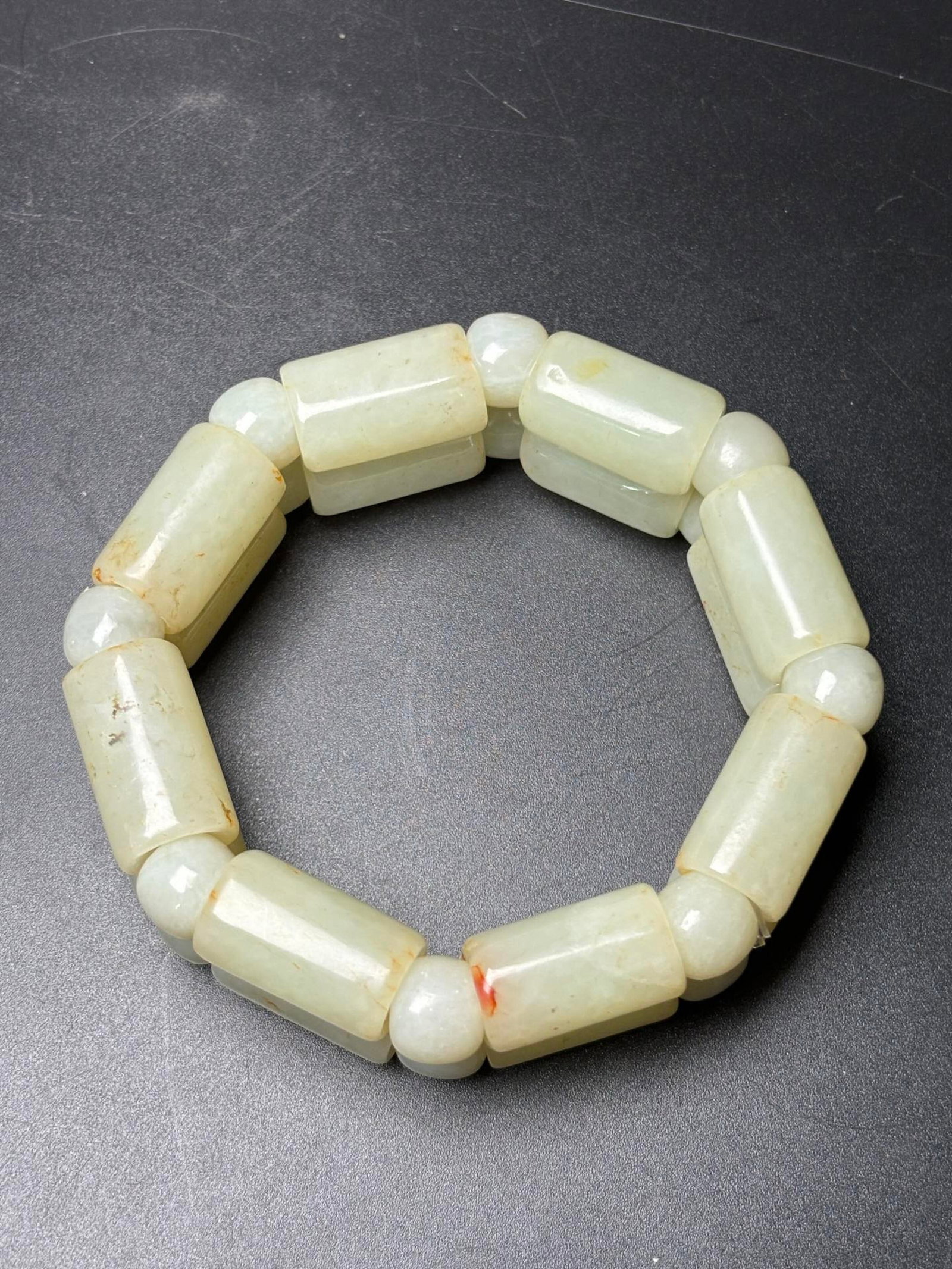 An Exquisite White Jade Bracelets - 5