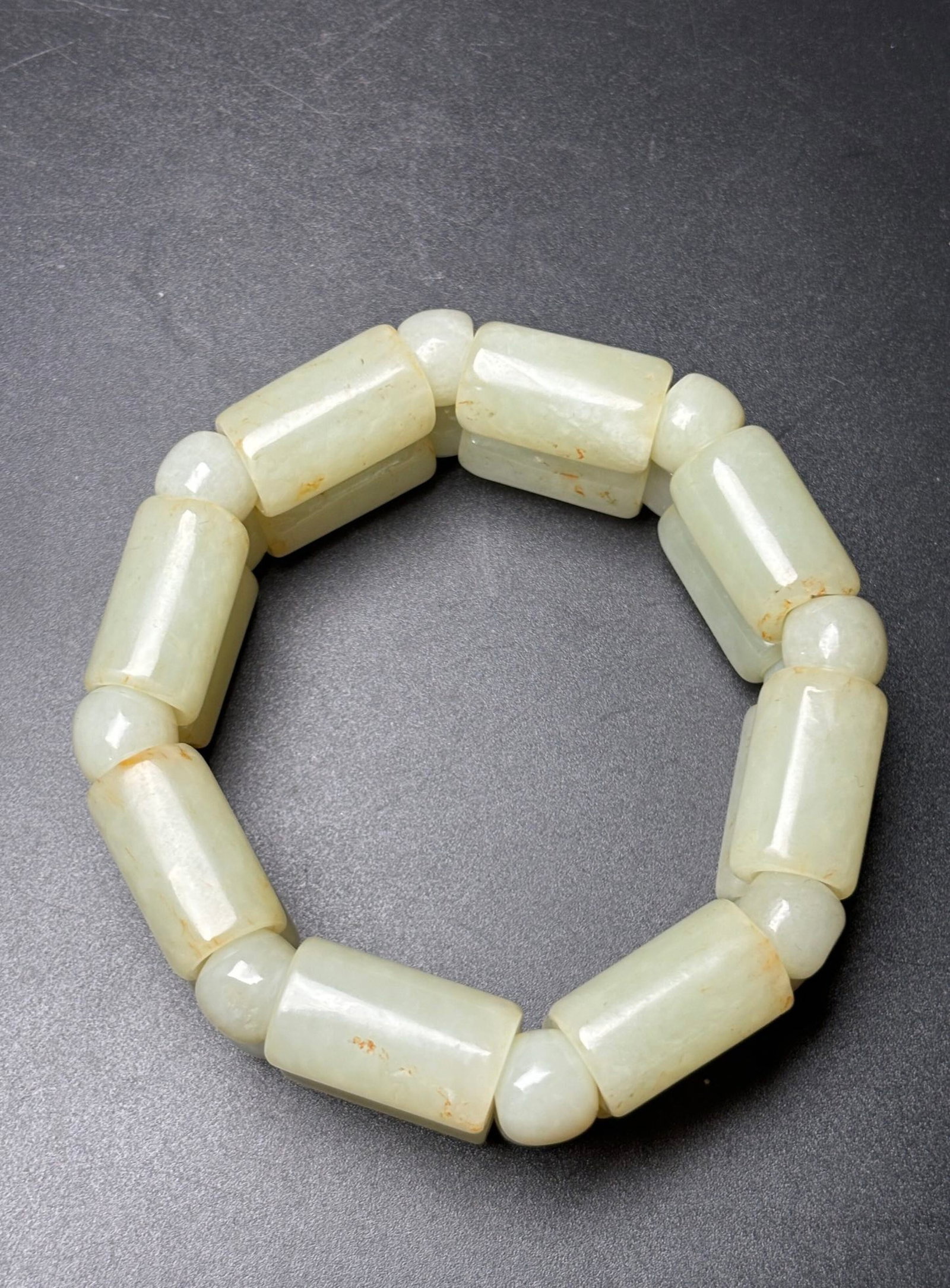 An Exquisite White Jade Bracelets - 6