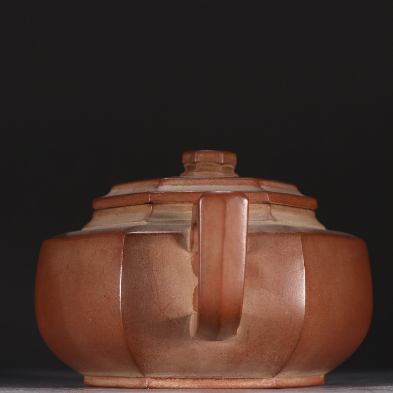 A Rare Purple Sands Loop-Handled Pot - 4
