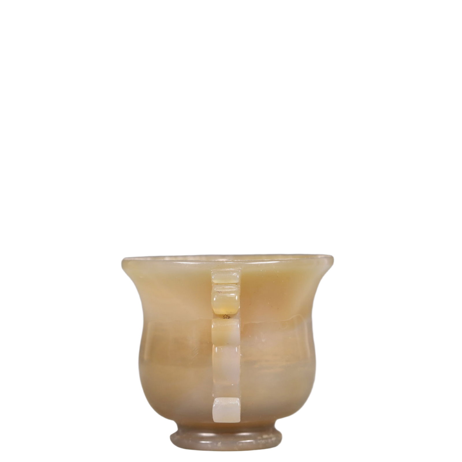 An Exquisite Agate Double-Ears Cup - 5