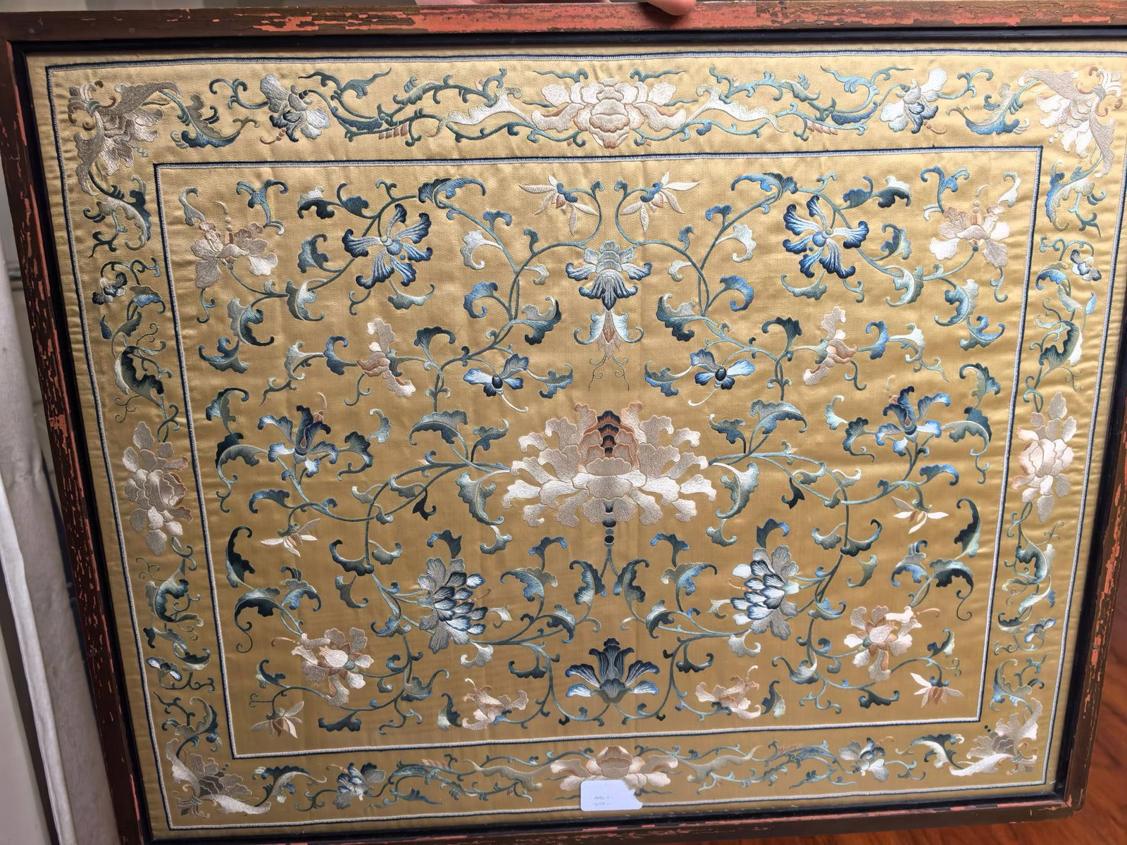 An Exquisite Lotus Pattern Hanging Panel - 2