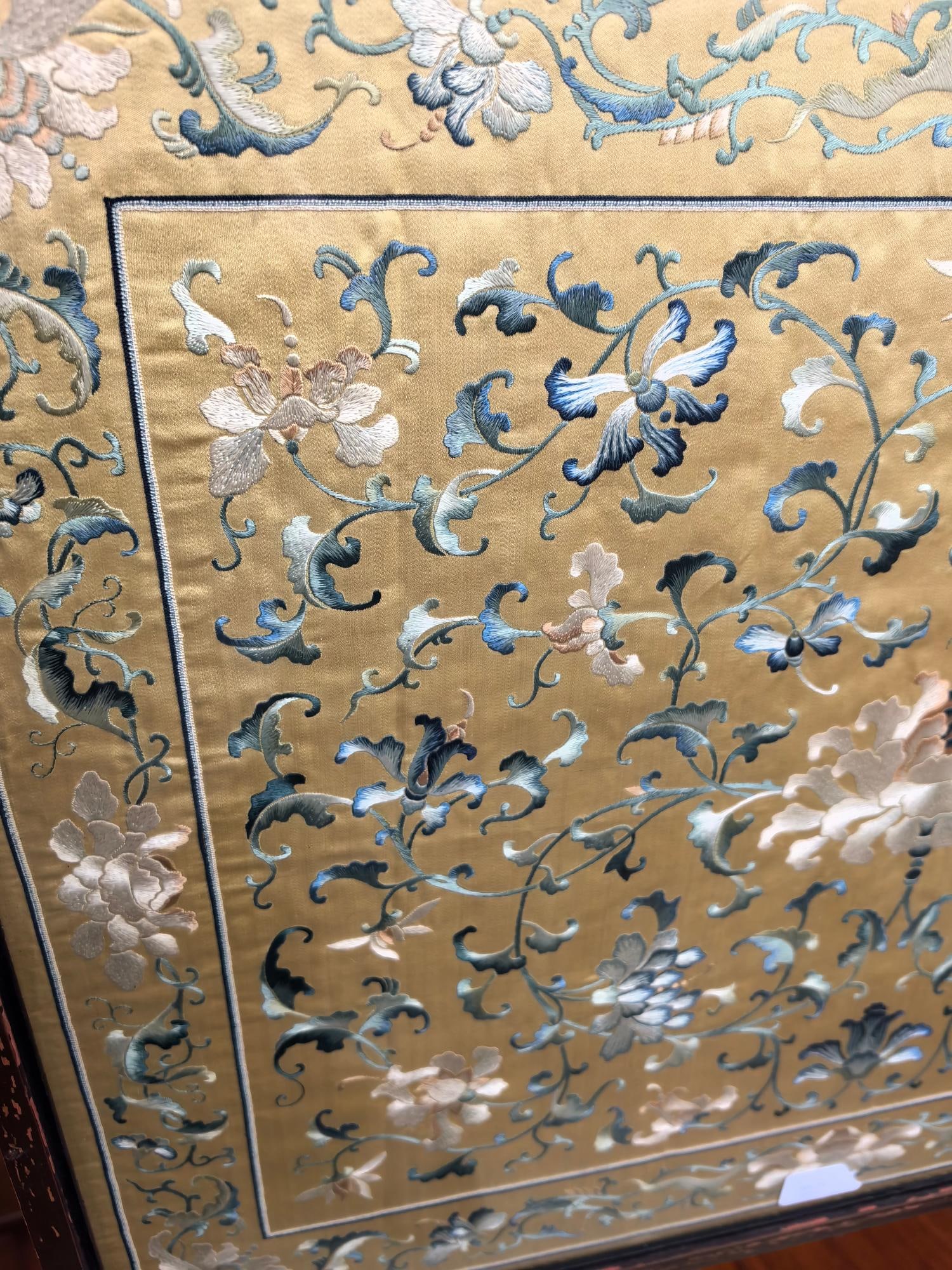 An Exquisite Lotus Pattern Hanging Panel - 3