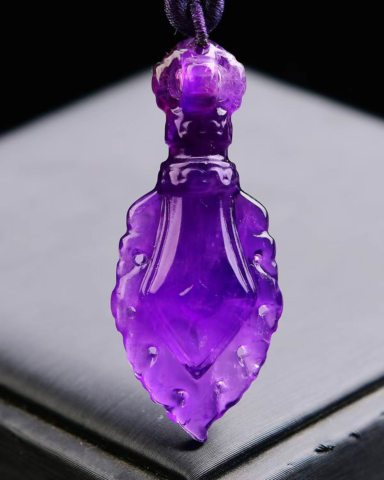 An Exquisite Crystal Vajry Pestle Pendant: An Exquisite Crystal Vajry Pestle Pendant,Size:49mmx21mmx10mm,Weight:11.9g 水晶金刚杵吊坠