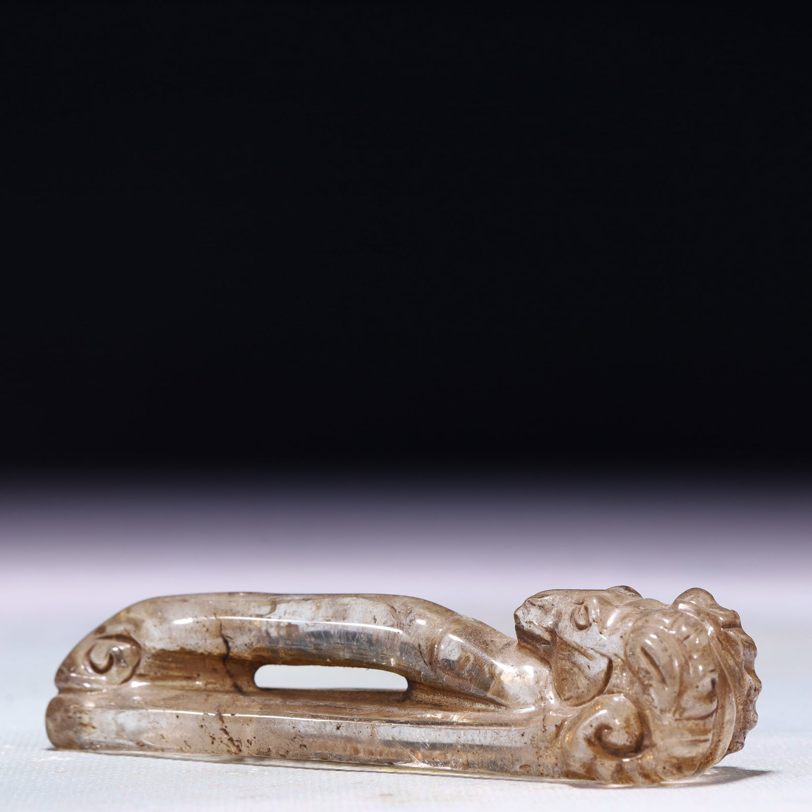 An Exquisite Crystal Sheep Pattern Ruyi - 4