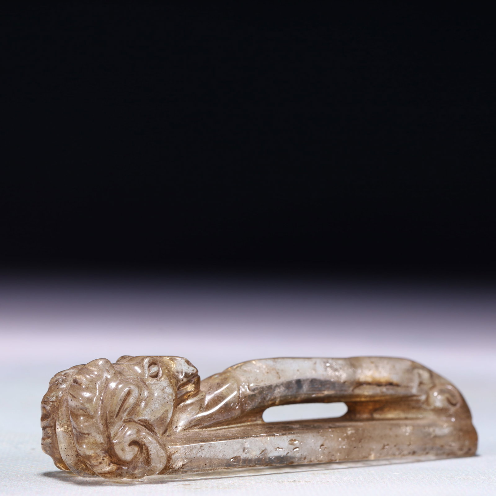 An Exquisite Crystal Sheep Pattern Ruyi - 5