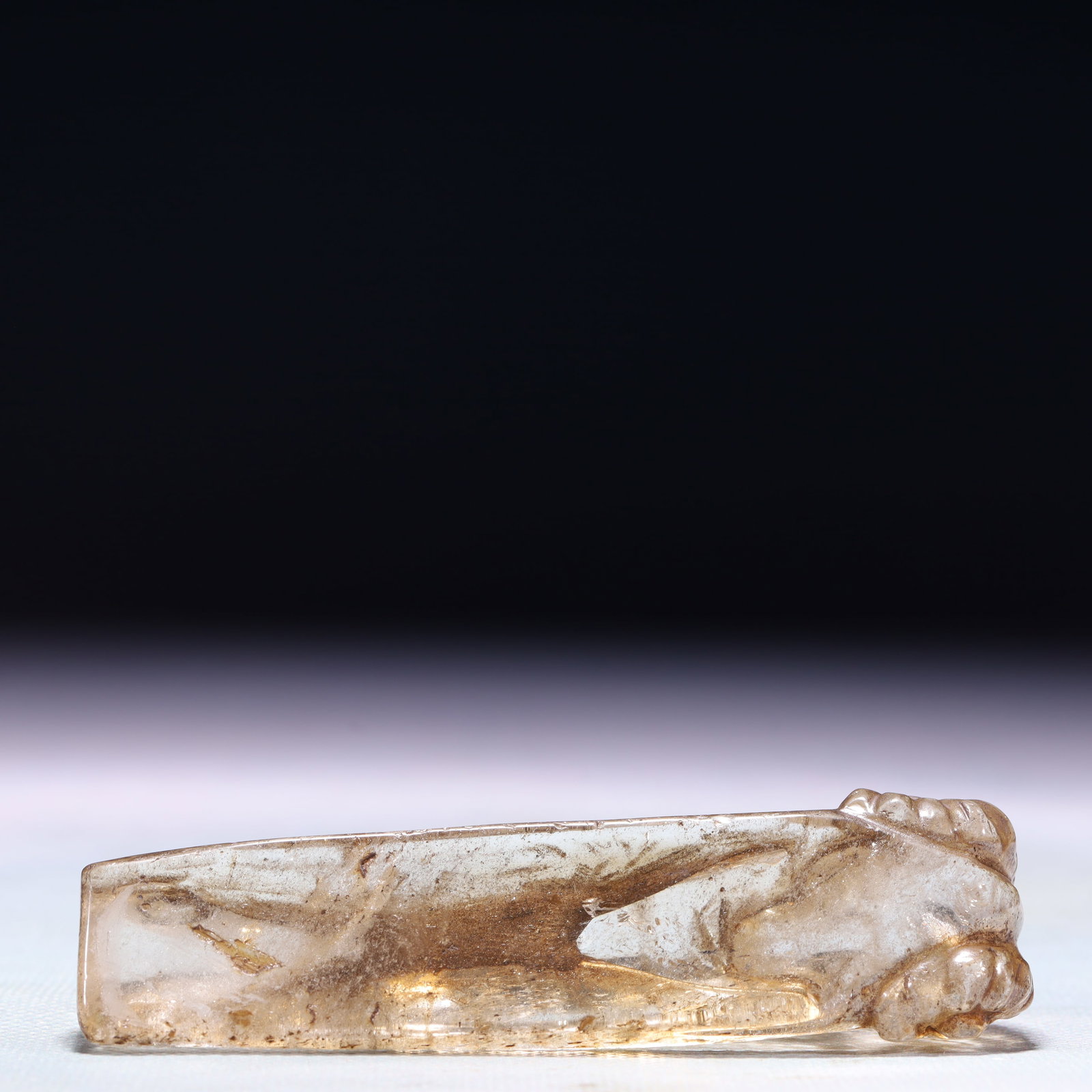An Exquisite Crystal Sheep Pattern Ruyi - 8