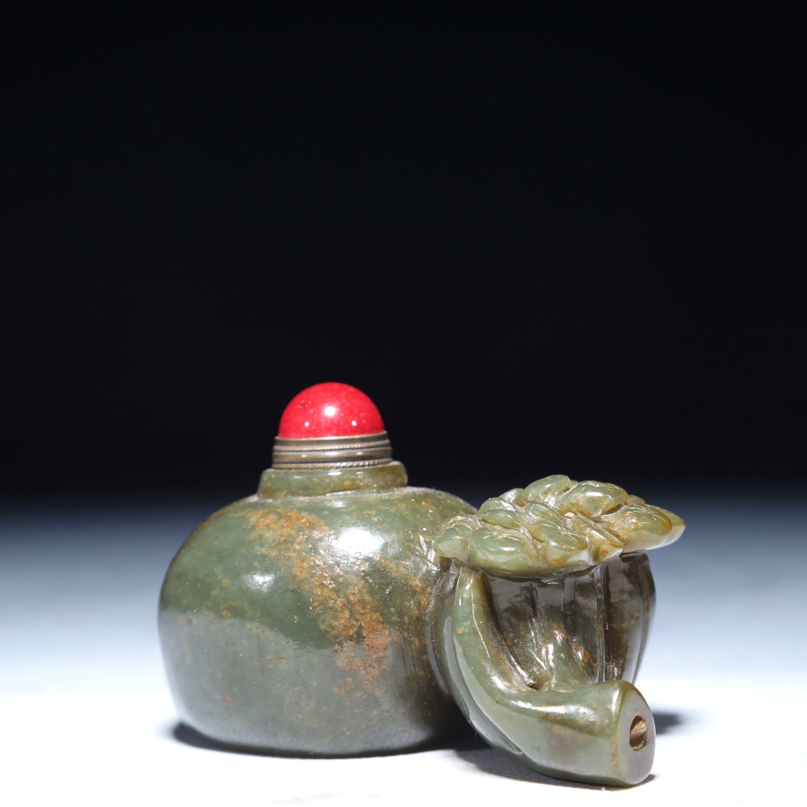 An Exquisite Jasper Pine Snuff Bottle - 4