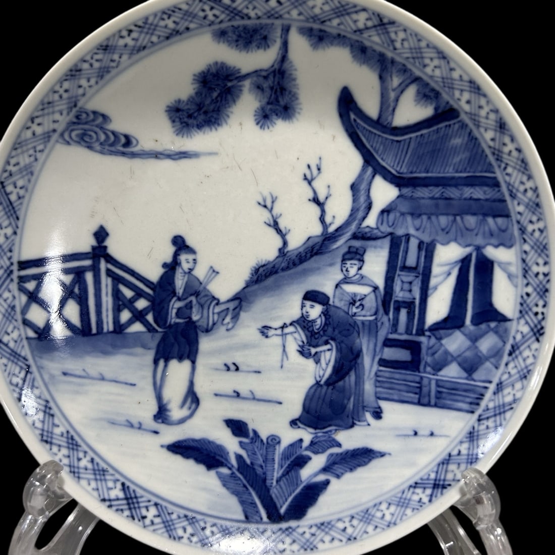 An Exquisite Blue and White Figure Pattern Plate - 3