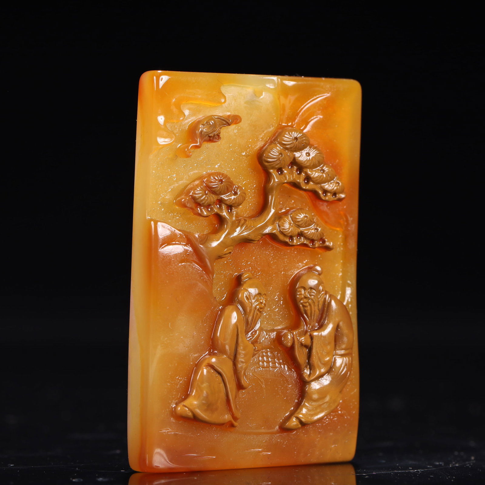 An Exquisite Agate Figure Pattern Pendant - 3
