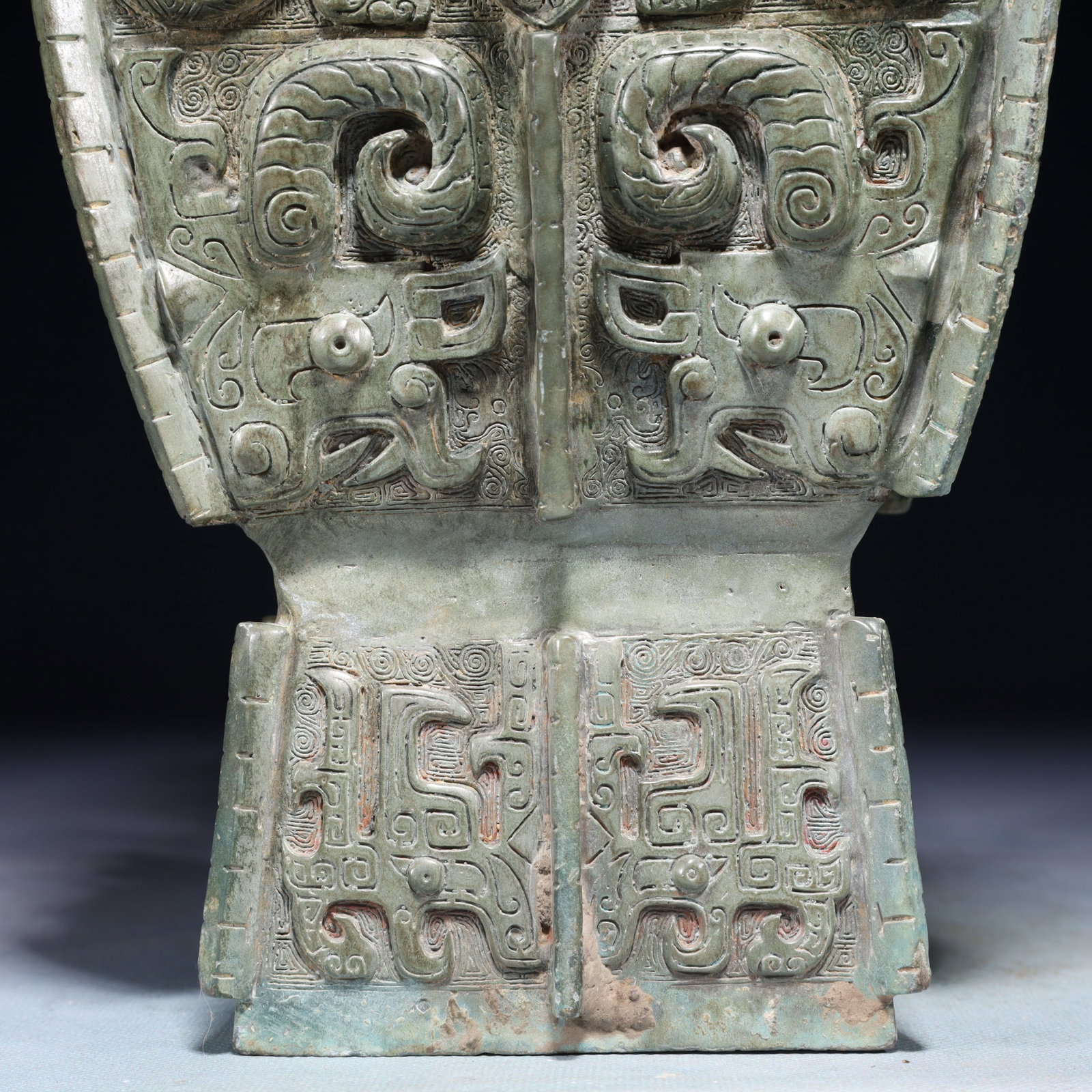 A Rare Bronze Dragon Pattern Pot - 4