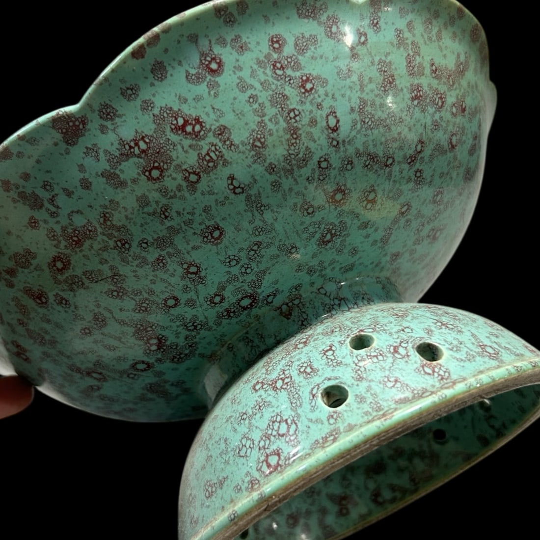 An Exquisite Ru yao Stem Bowl - 4