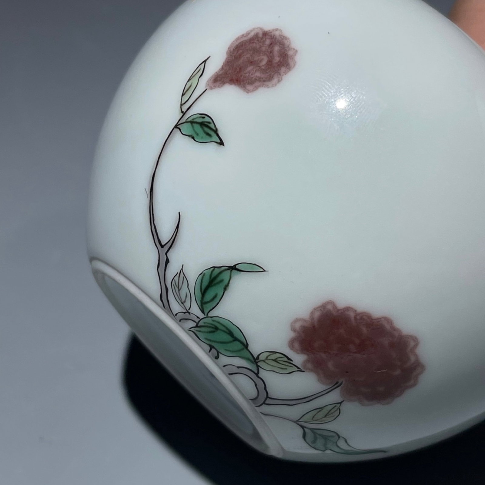 An Exquisite Underglaze-Red Flower Pattern Water Pot - 7