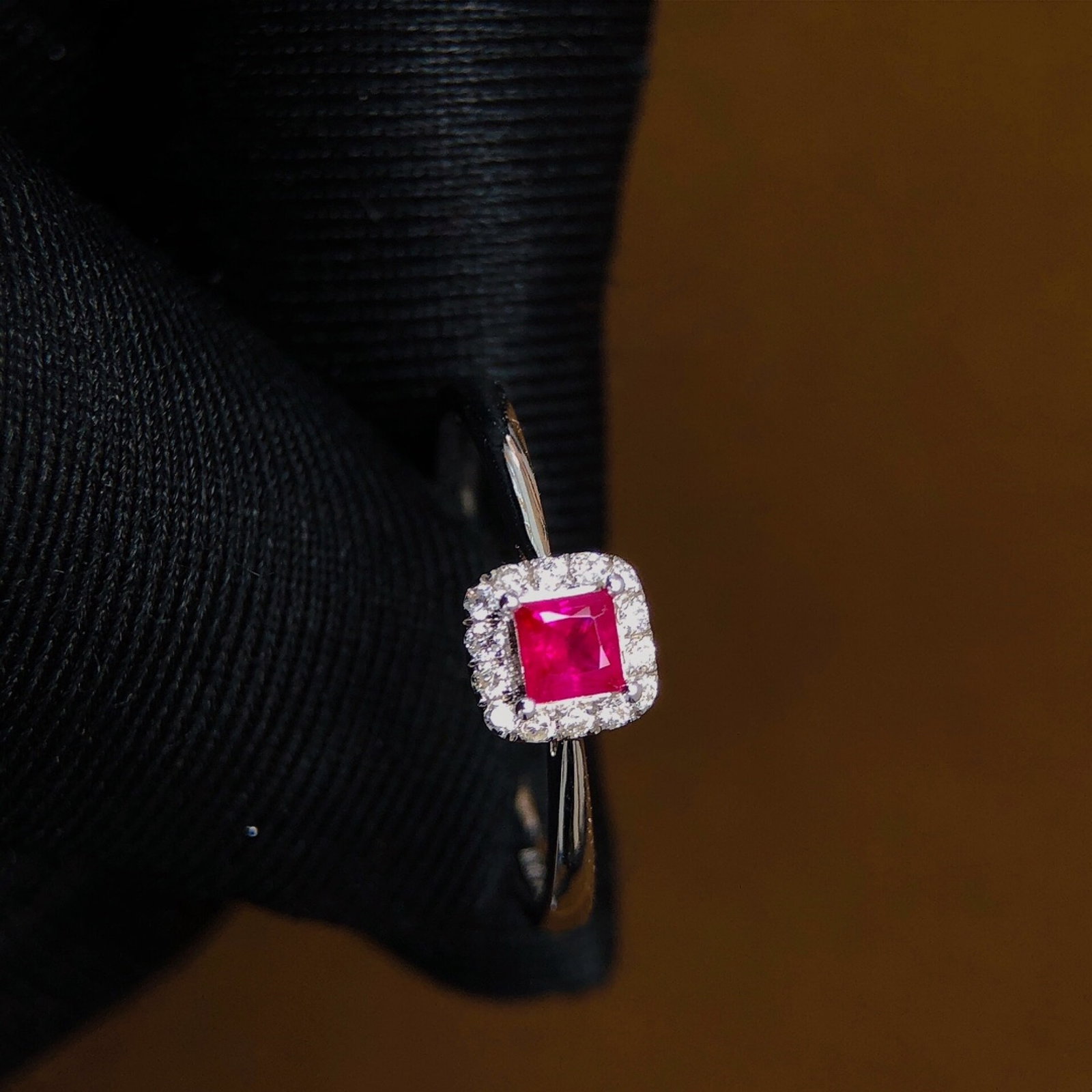 0.3Ctw Natural Tanzanite Ruby Ring - 3