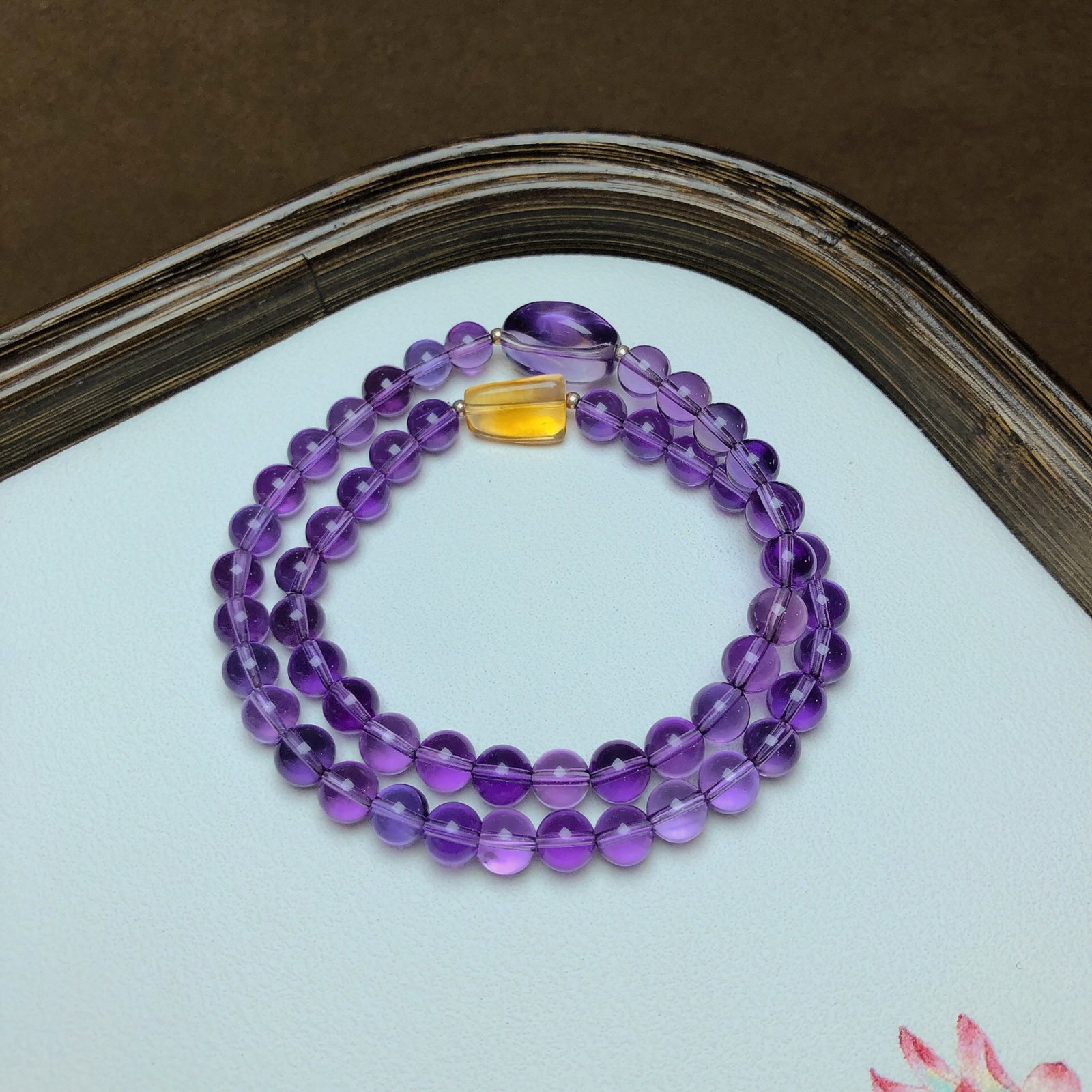 An Exquisite Crystal Bracelet: An Exquisite Crystal Bracelet,Size:0.2in,Weight:22g 水晶手串