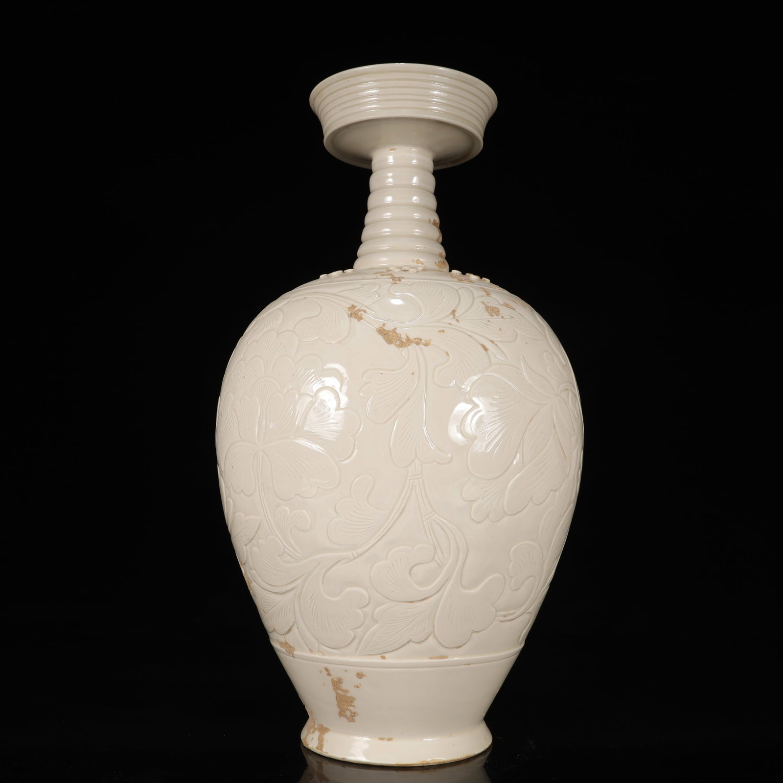 A Huge Ding yao Flower Pattern Vase - 4