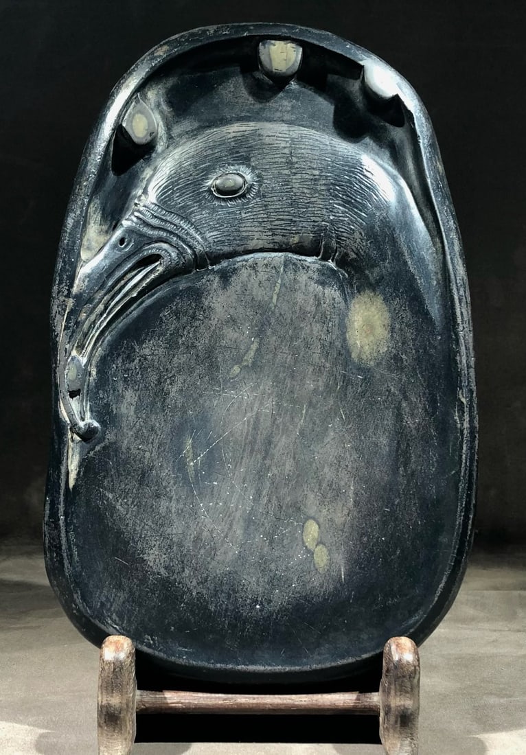 An Exquisite Goose Pattern Inkstone - 2