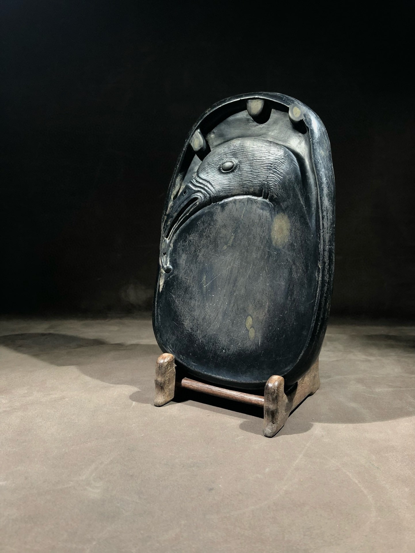 An Exquisite Goose Pattern Inkstone - 3