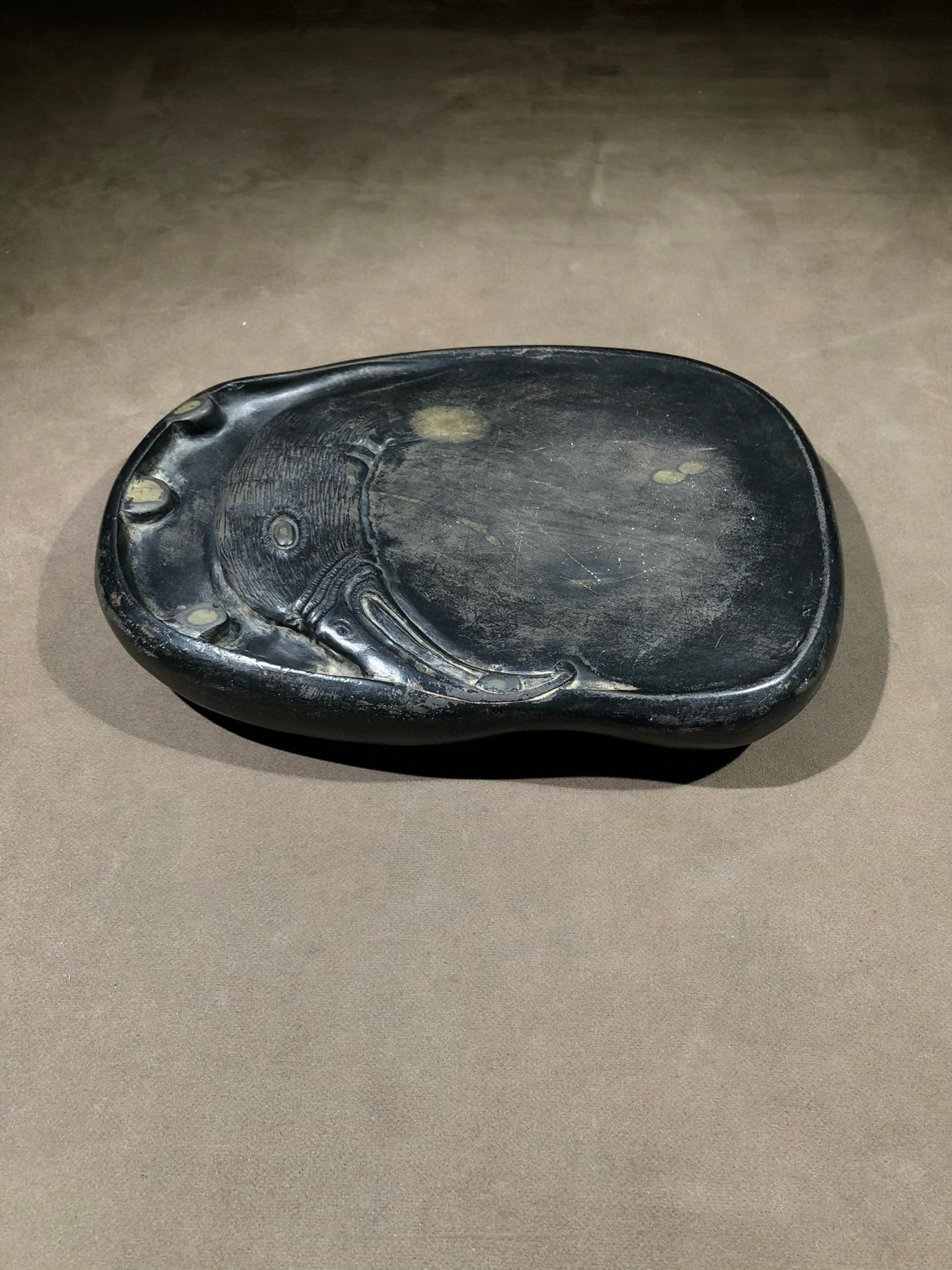 An Exquisite Goose Pattern Inkstone - 7