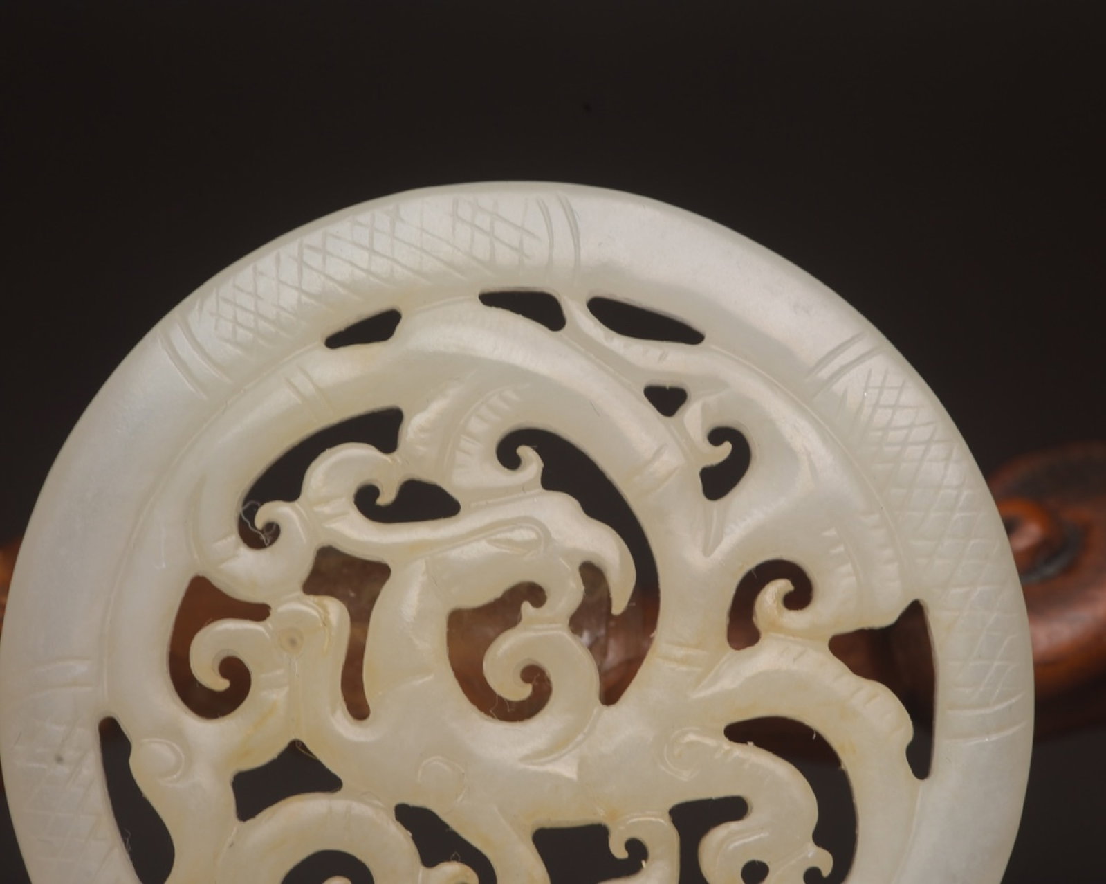 An Exquisite White Jade Phoenix Pattern Pendant - 6