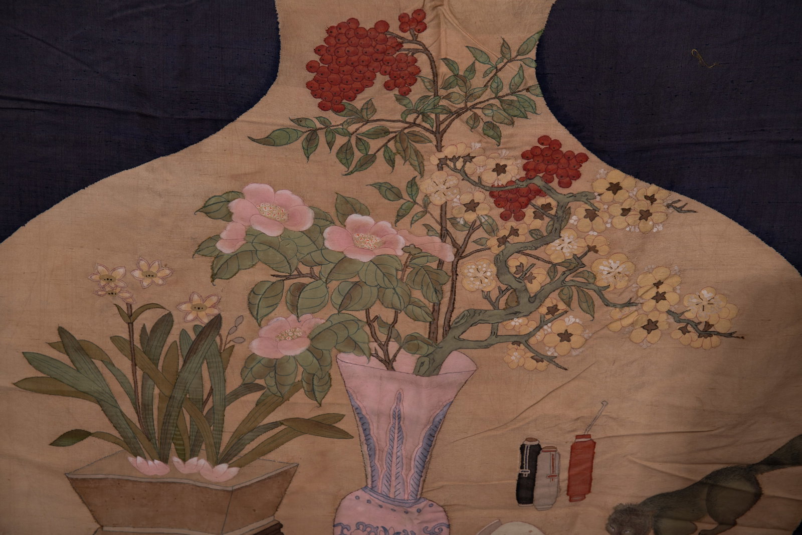 An Exquisite Kesi Embroidery Flower Pattern - 7