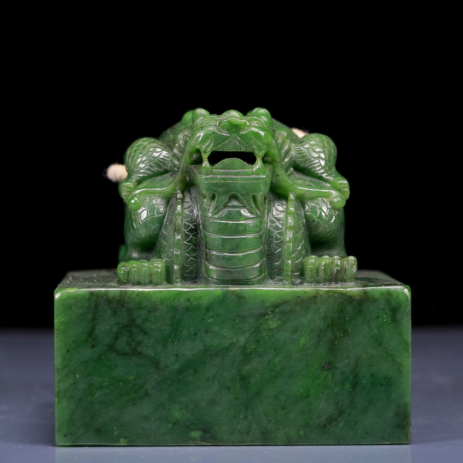 An Exquisite Jasper Dragon Pattern Seal - 3