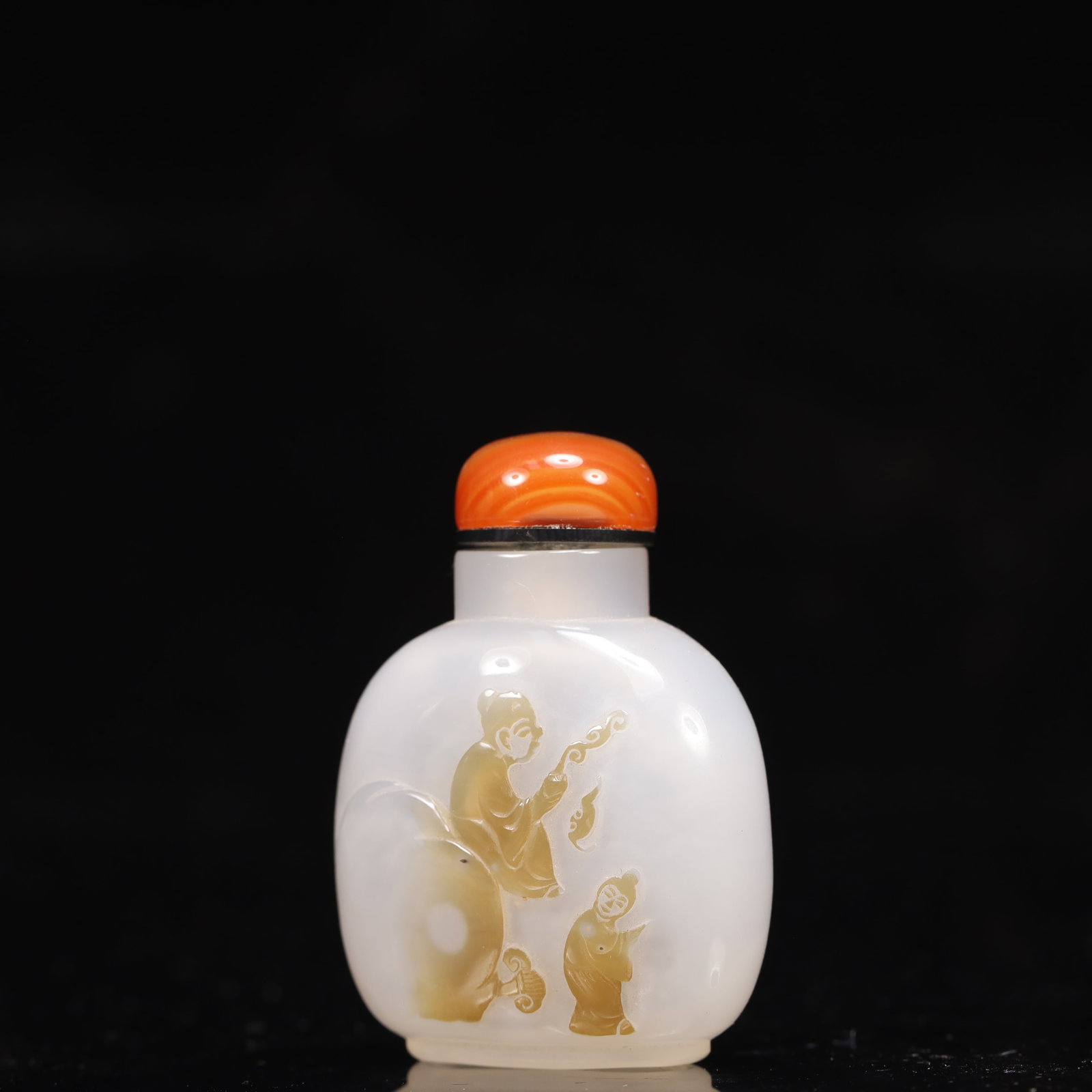 An Exquisite Agate Figure Pattern Snuff Bottle - 2