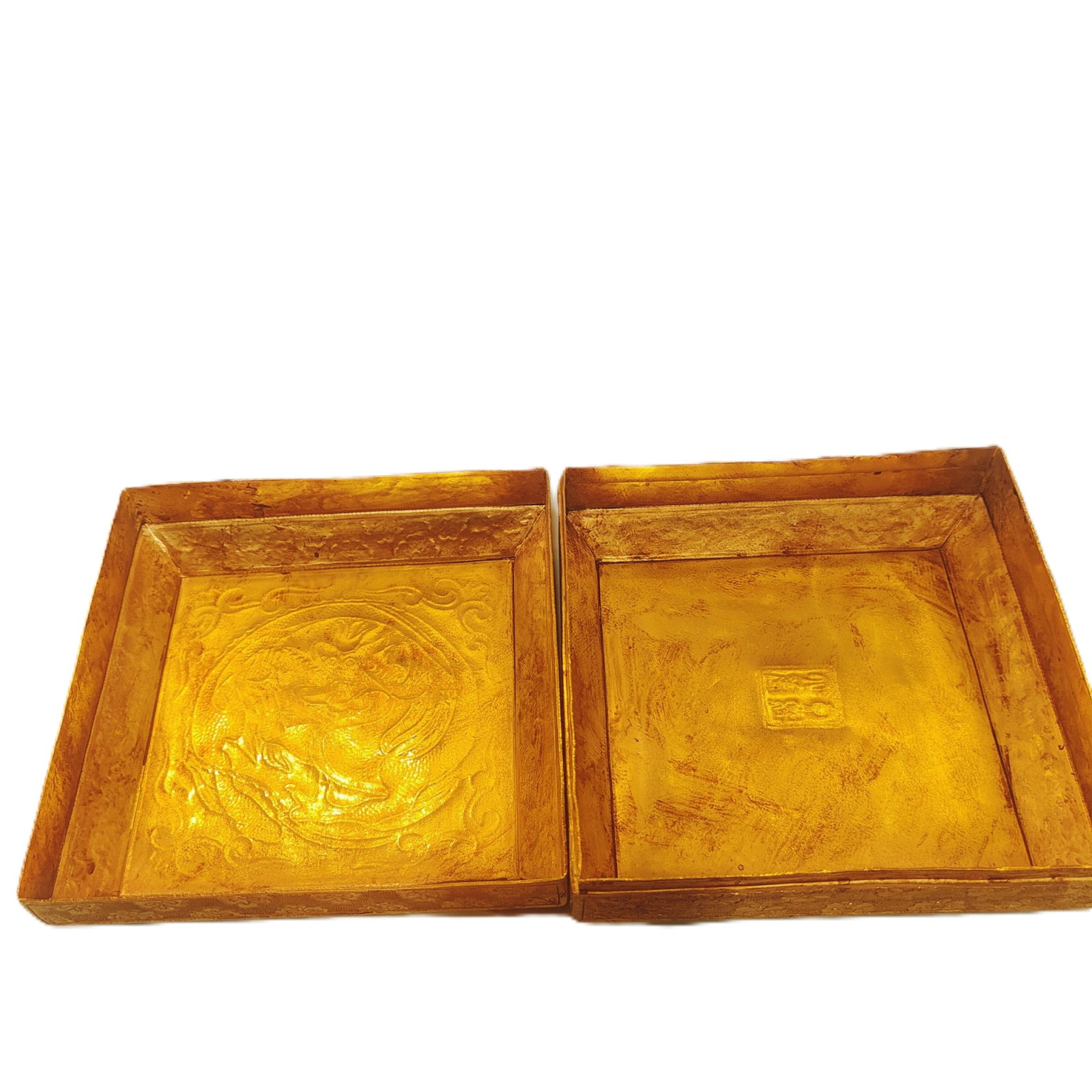 An Exquisite Gilt Bronze Dragon Pattern Box - 4