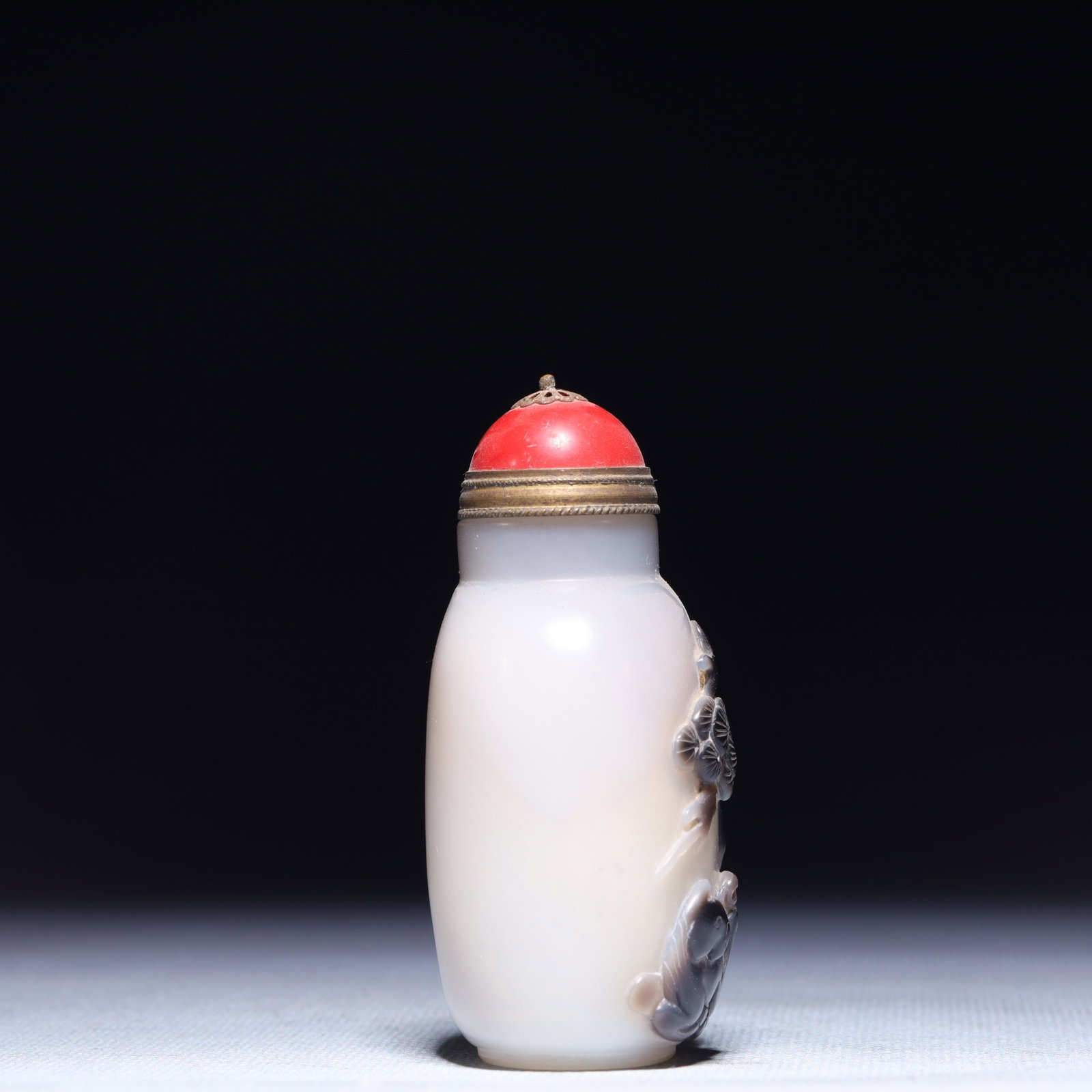 An Exquisite Agate Horse Pattern Snuff Bottle - 4