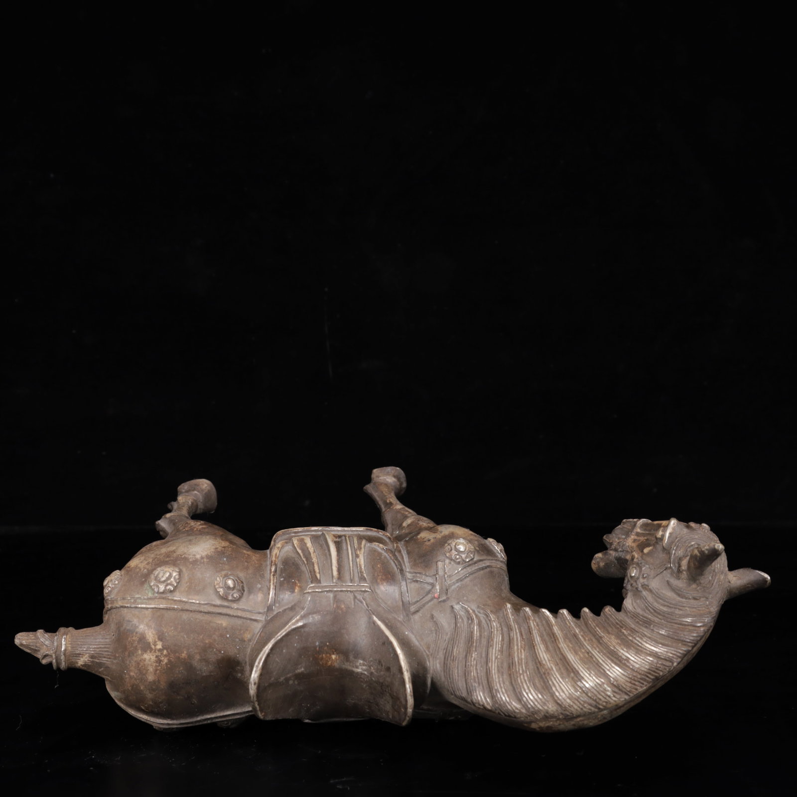 A Huge Silver-Plated Bronze Dragon Pattern Carriage - 10