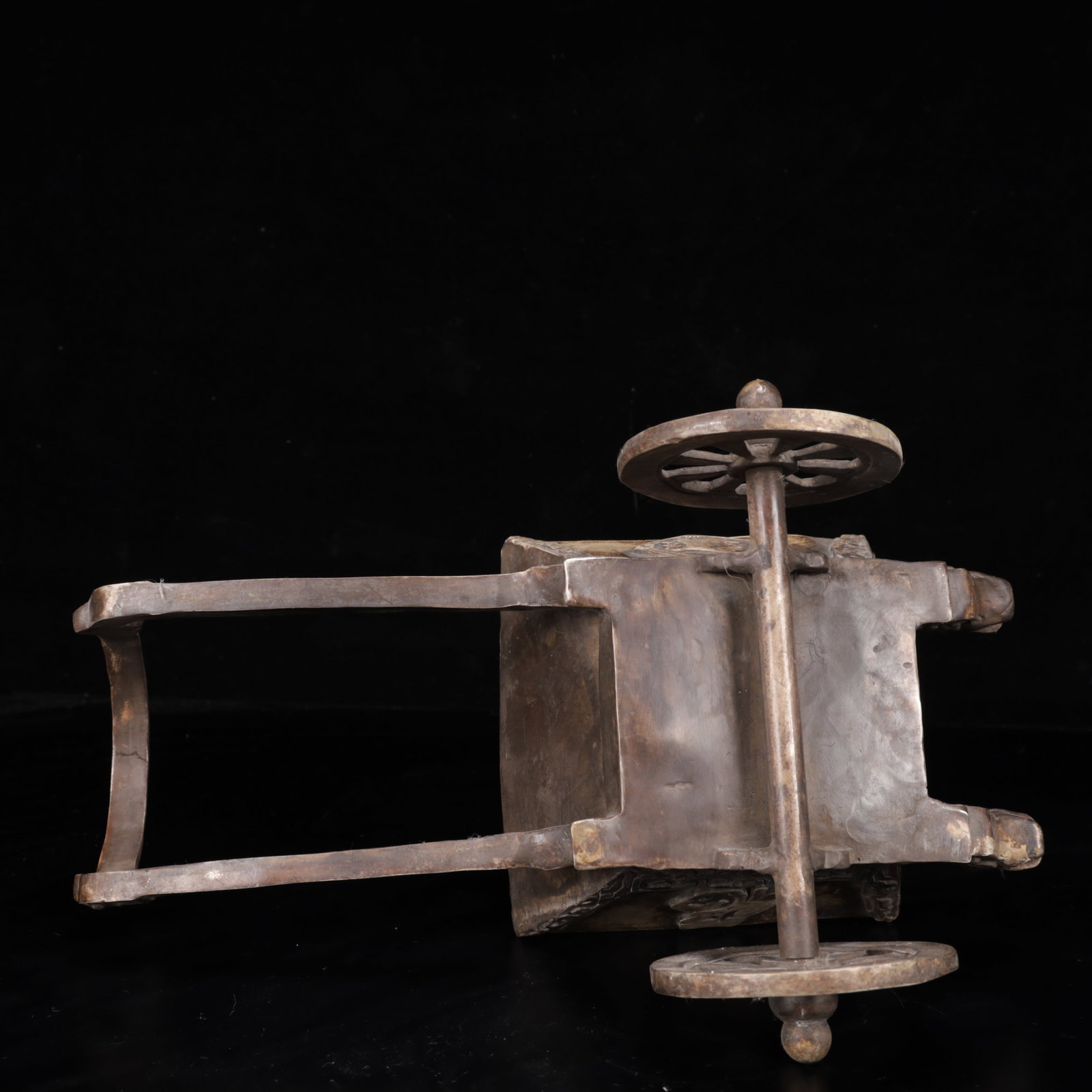 A Huge Silver-Plated Bronze Dragon Pattern Carriage - 15