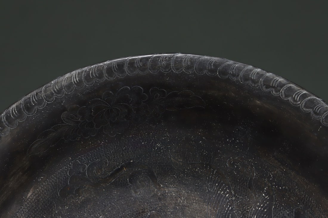 An Exquisite Ru yao Phoenix Pattern Plate - 4