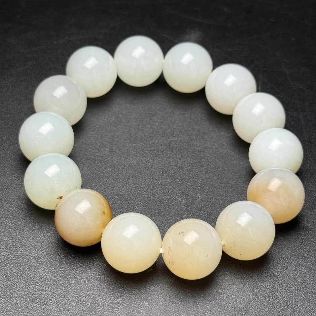 An Exquisite White Jade Bracelets - 7