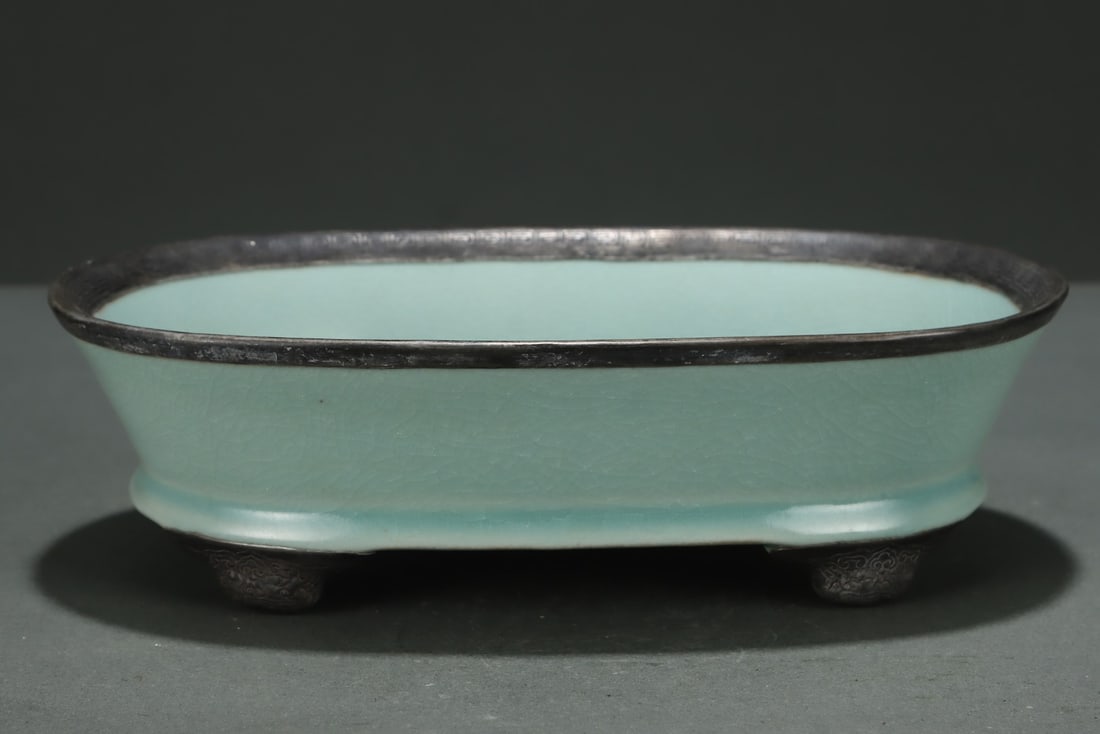 An Exquisite Ru yao Plate - 4