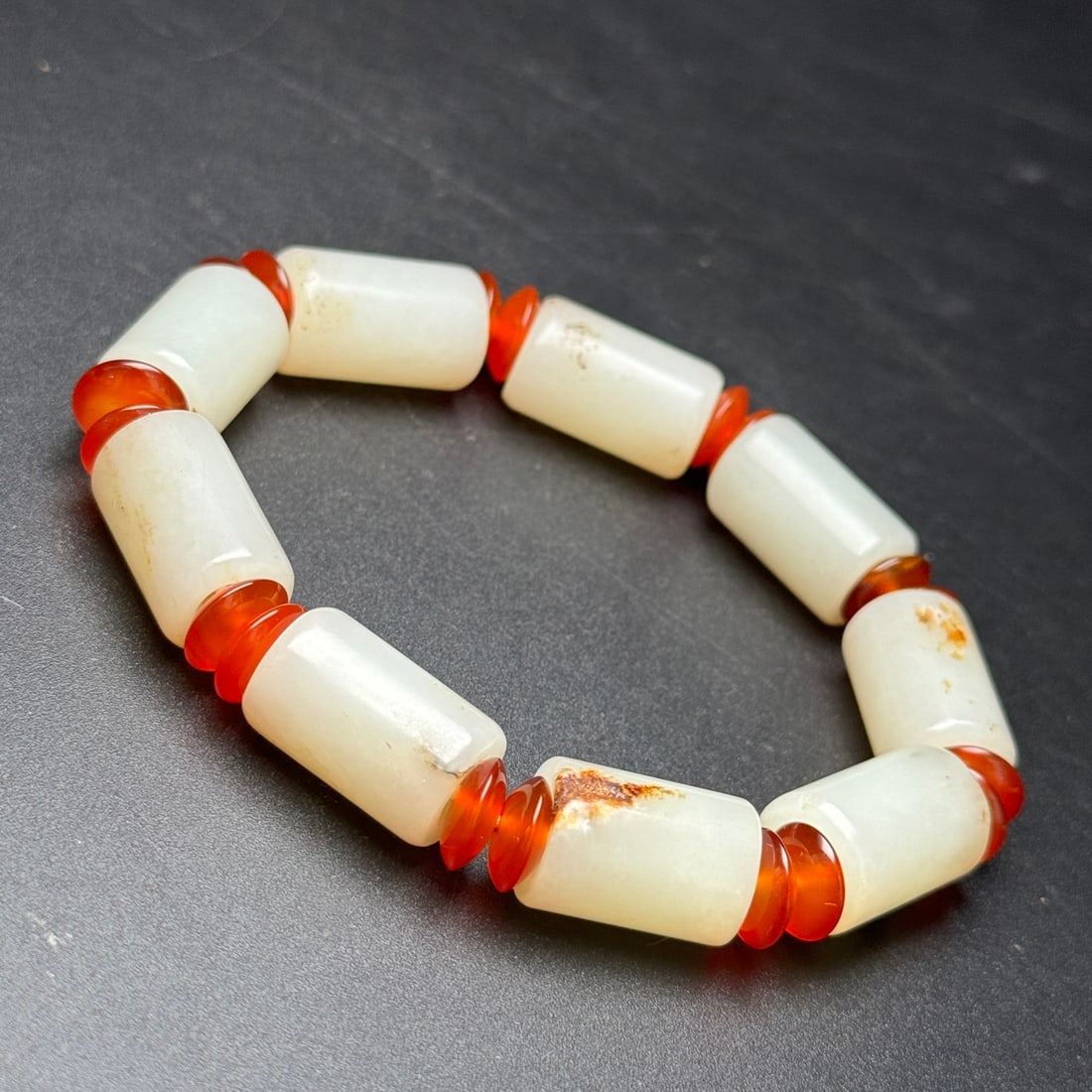 An Exquisite White Jade Bracelets - 5